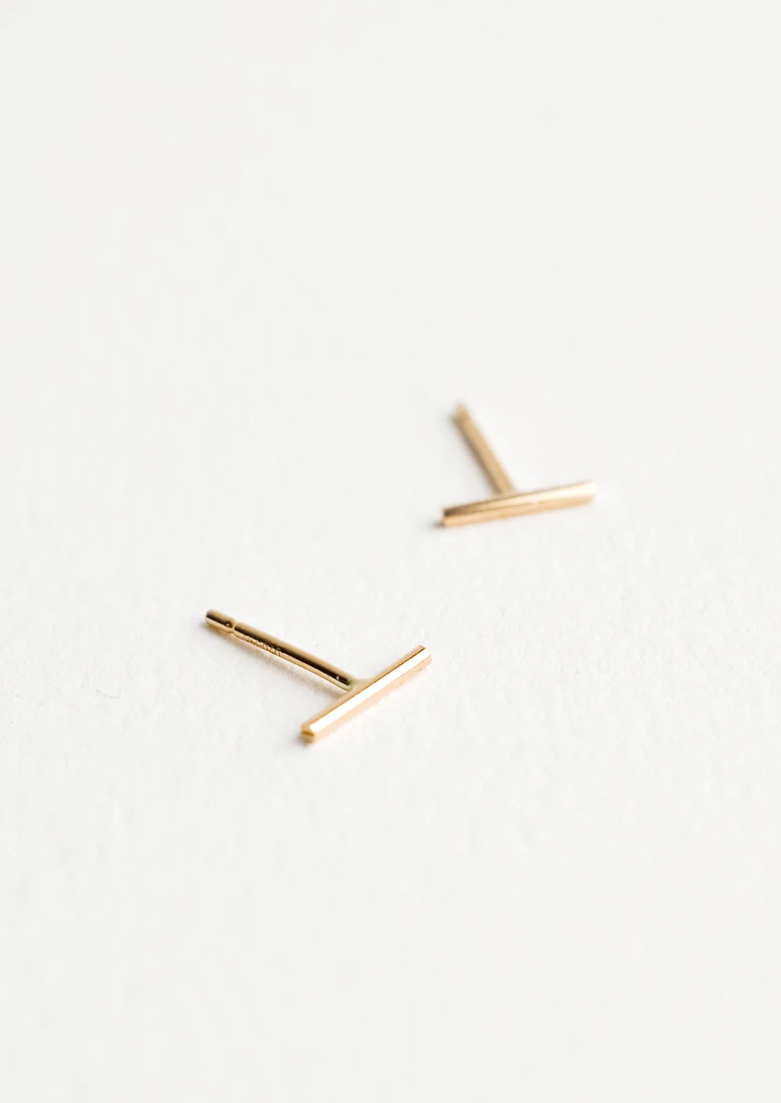 Delicate Staple Studs