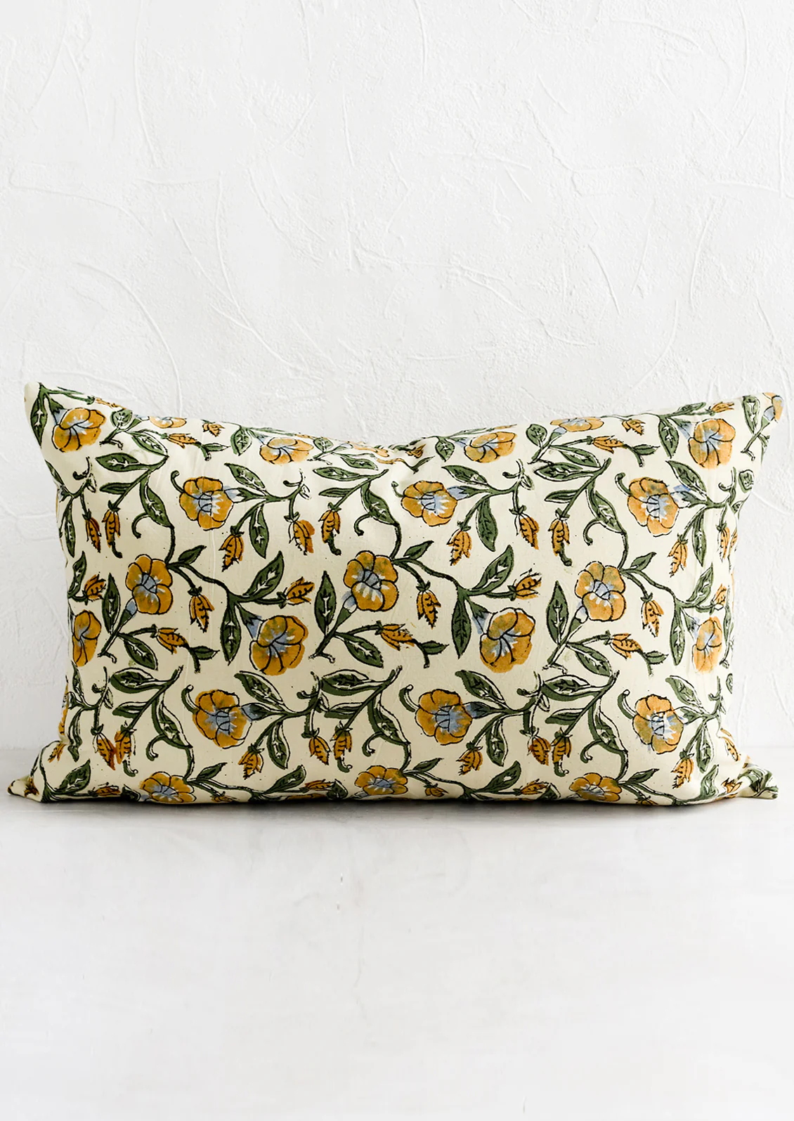 Delphine Block Print Pillow
