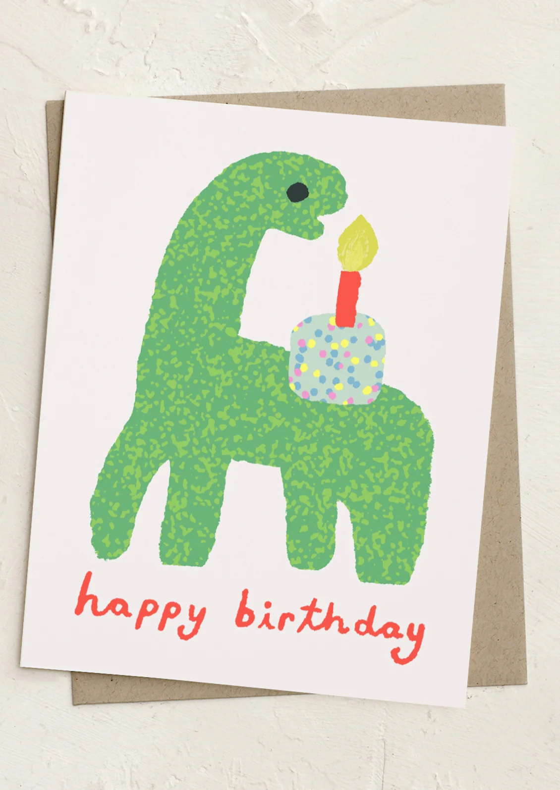 Funfetti Dinosaur Birthday Card