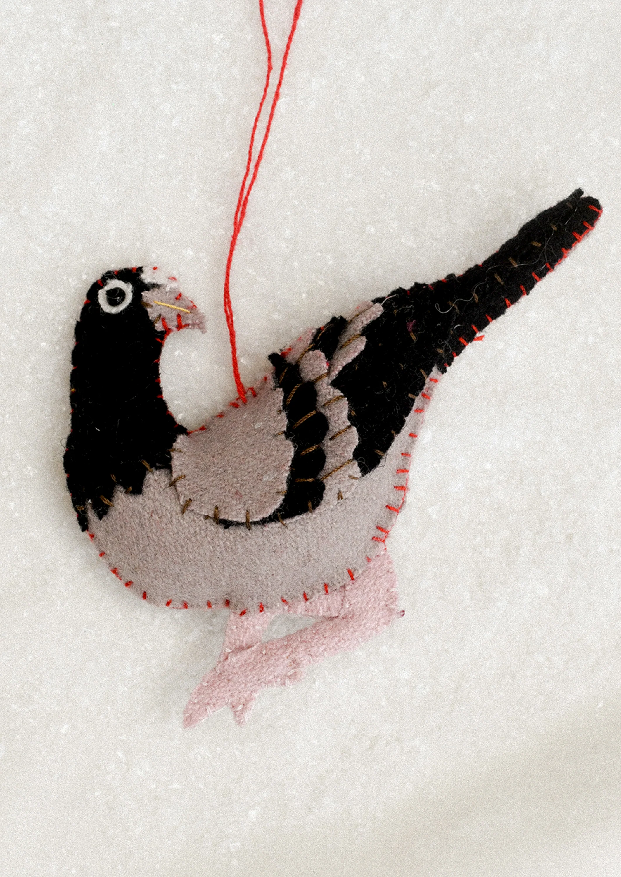 Pigeon Felt Ornament