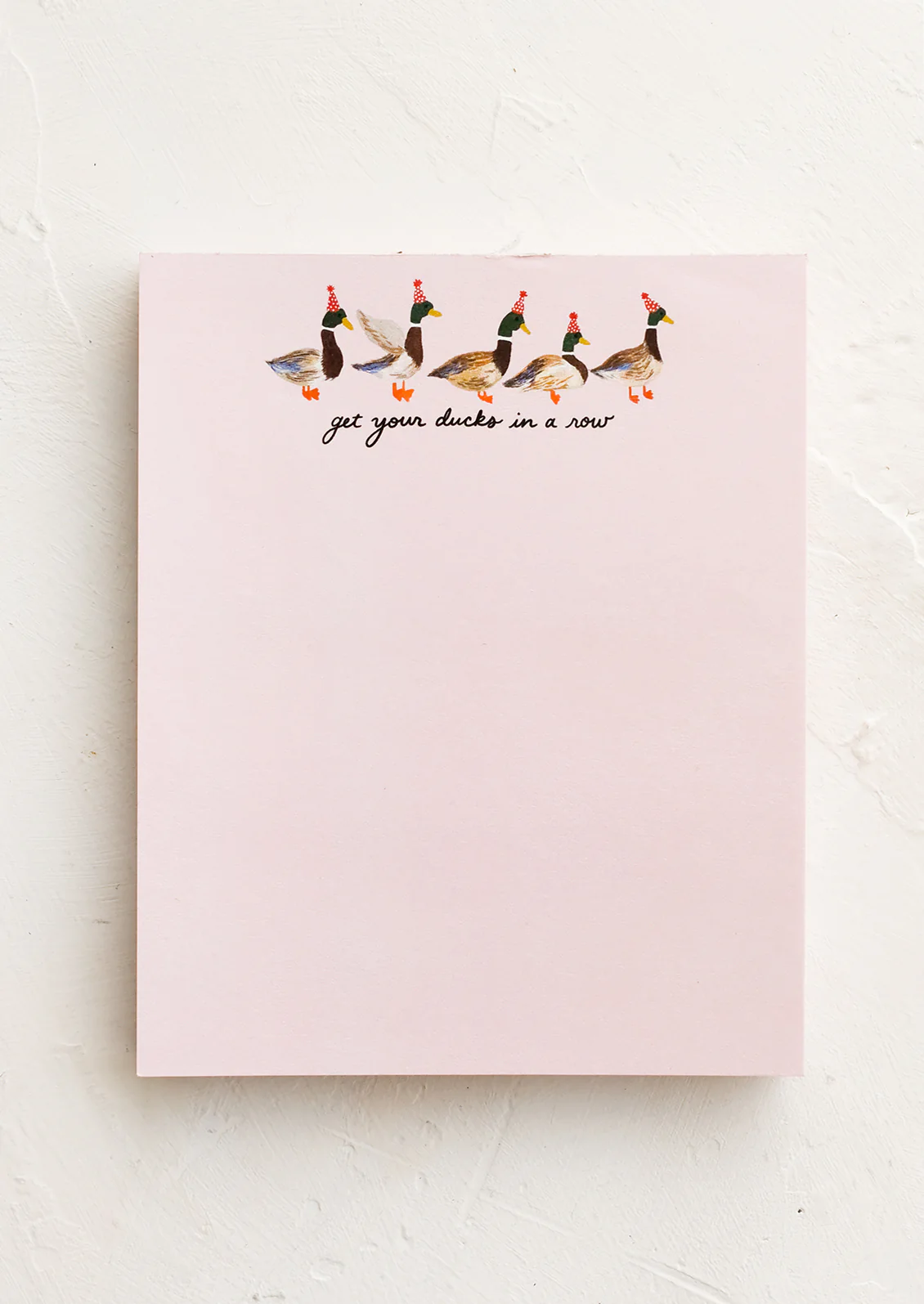 Ducks In A Row Notepad