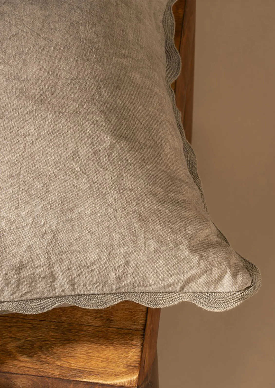Eleni Scallop Stonewashed Pillow - Image 2