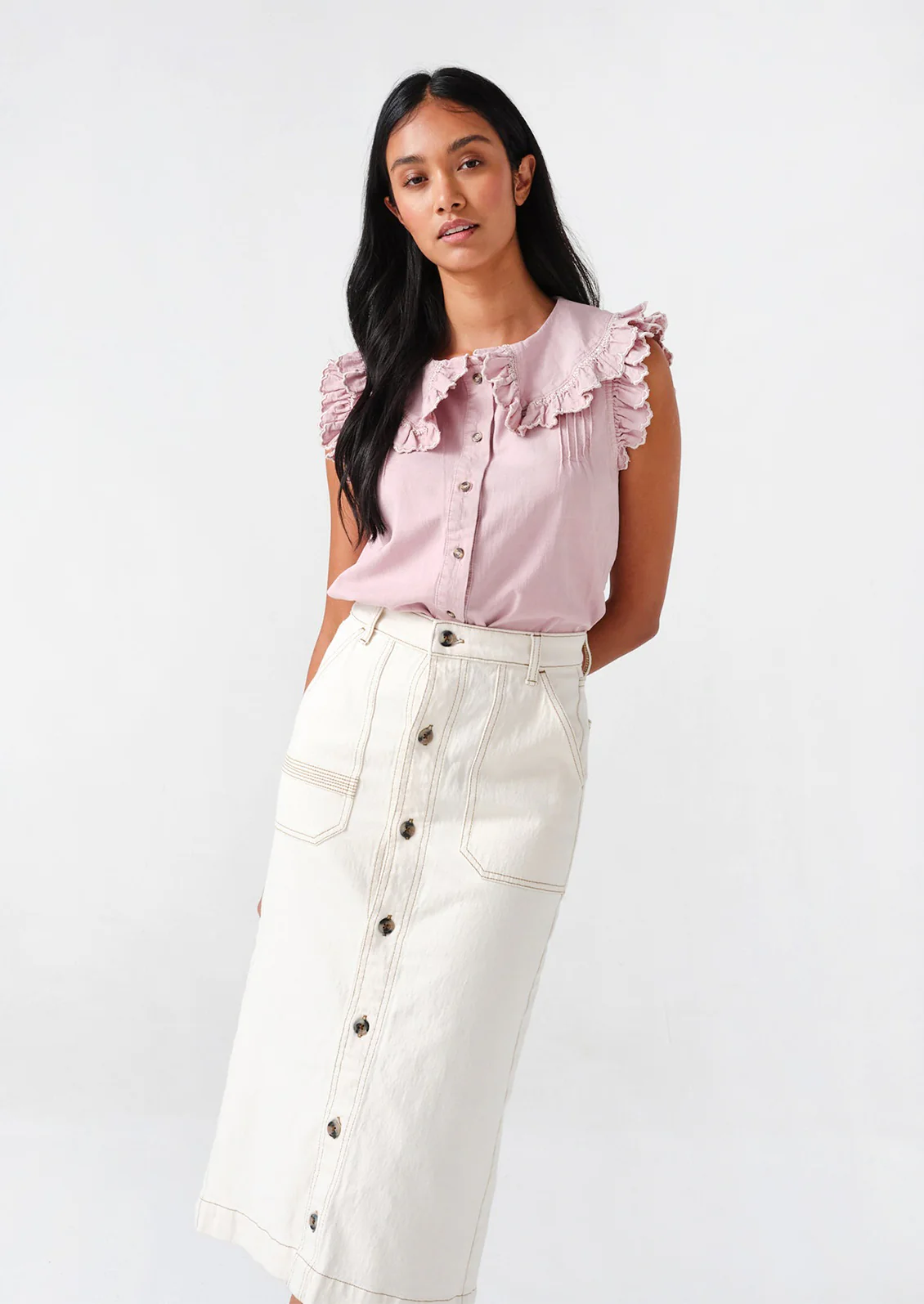 Elodie Utility Midi Skirt - Image 2