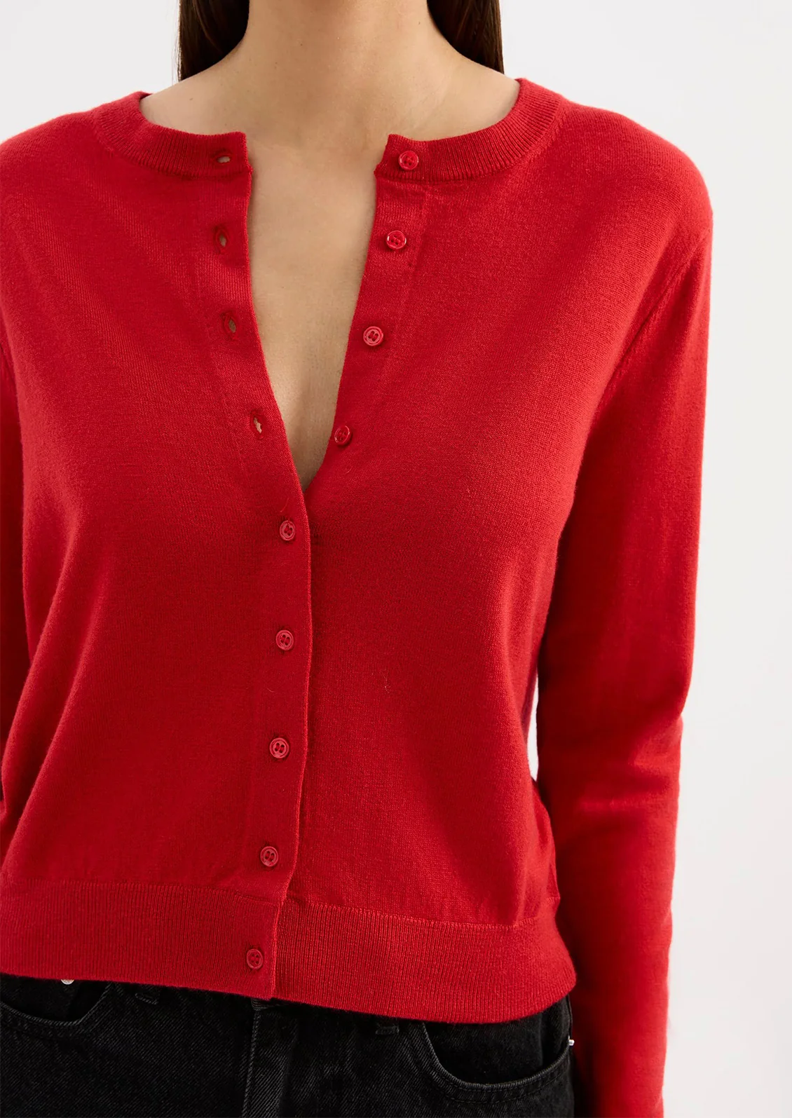 Elvio Merino Blend Cardigan - Image 2