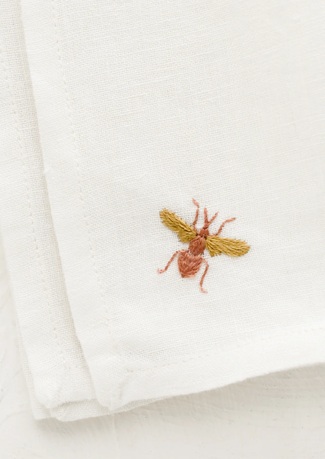 Embroidered Bee Napkin - Image 2