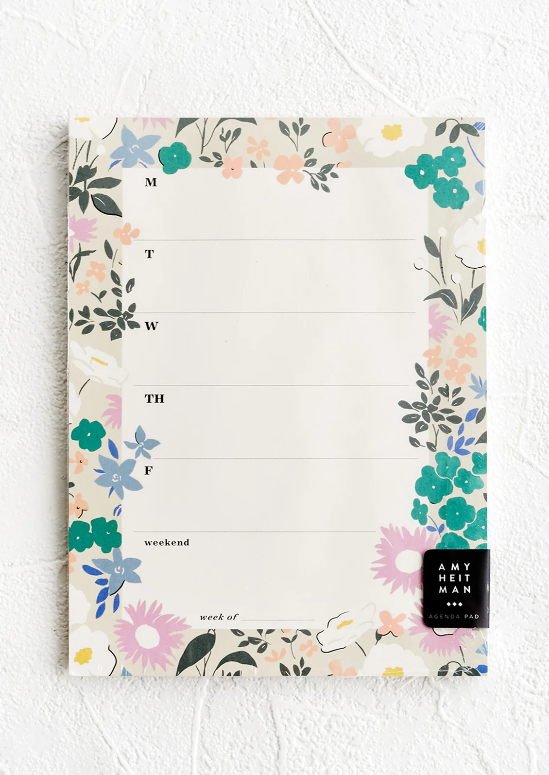 English Garden Weekly Agenda Pad