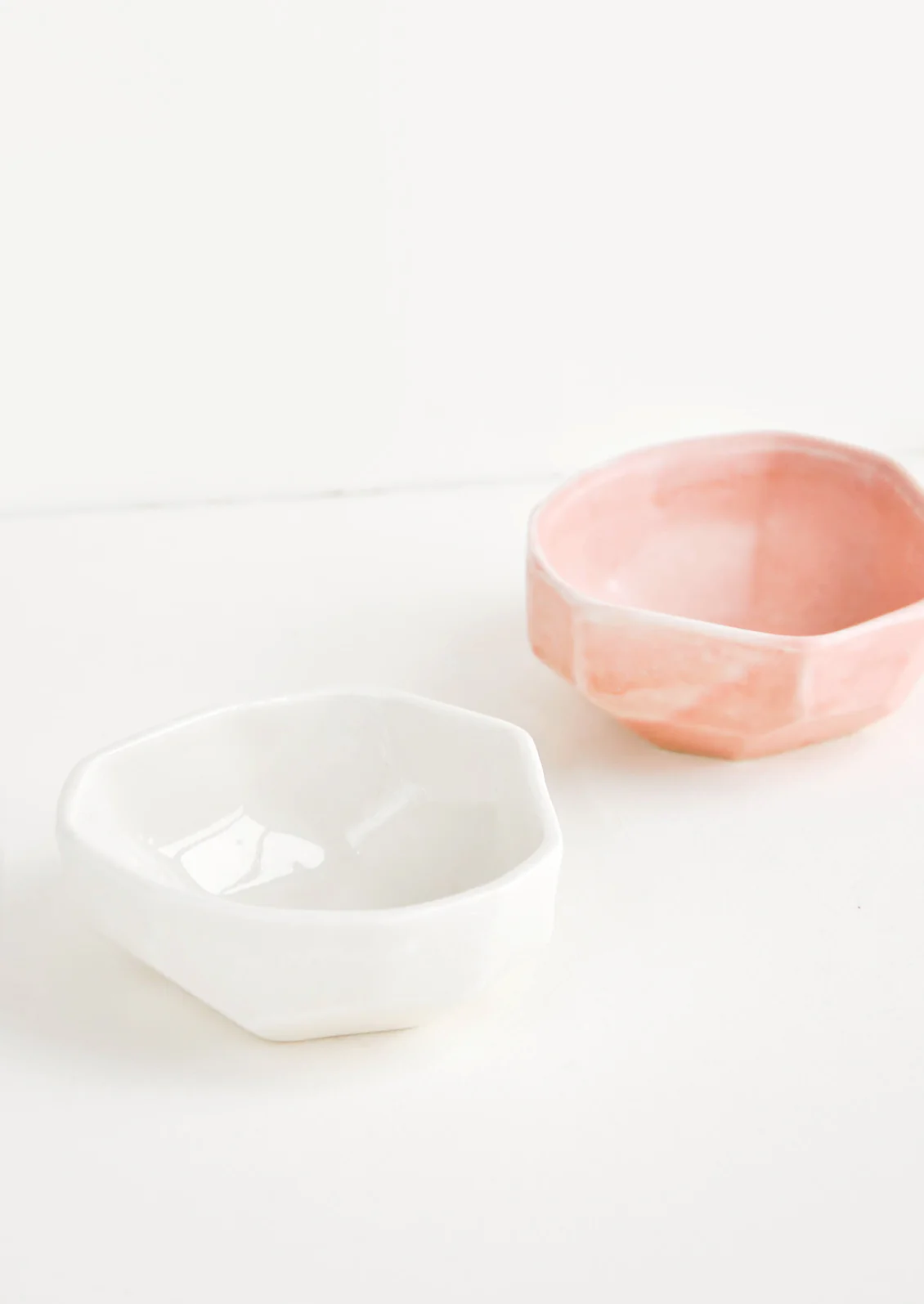 Faceted Mini Ceramic Dish - Image 2