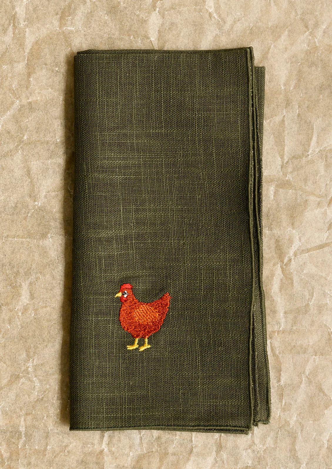 Farm Animals Linen Napkin - Image 3