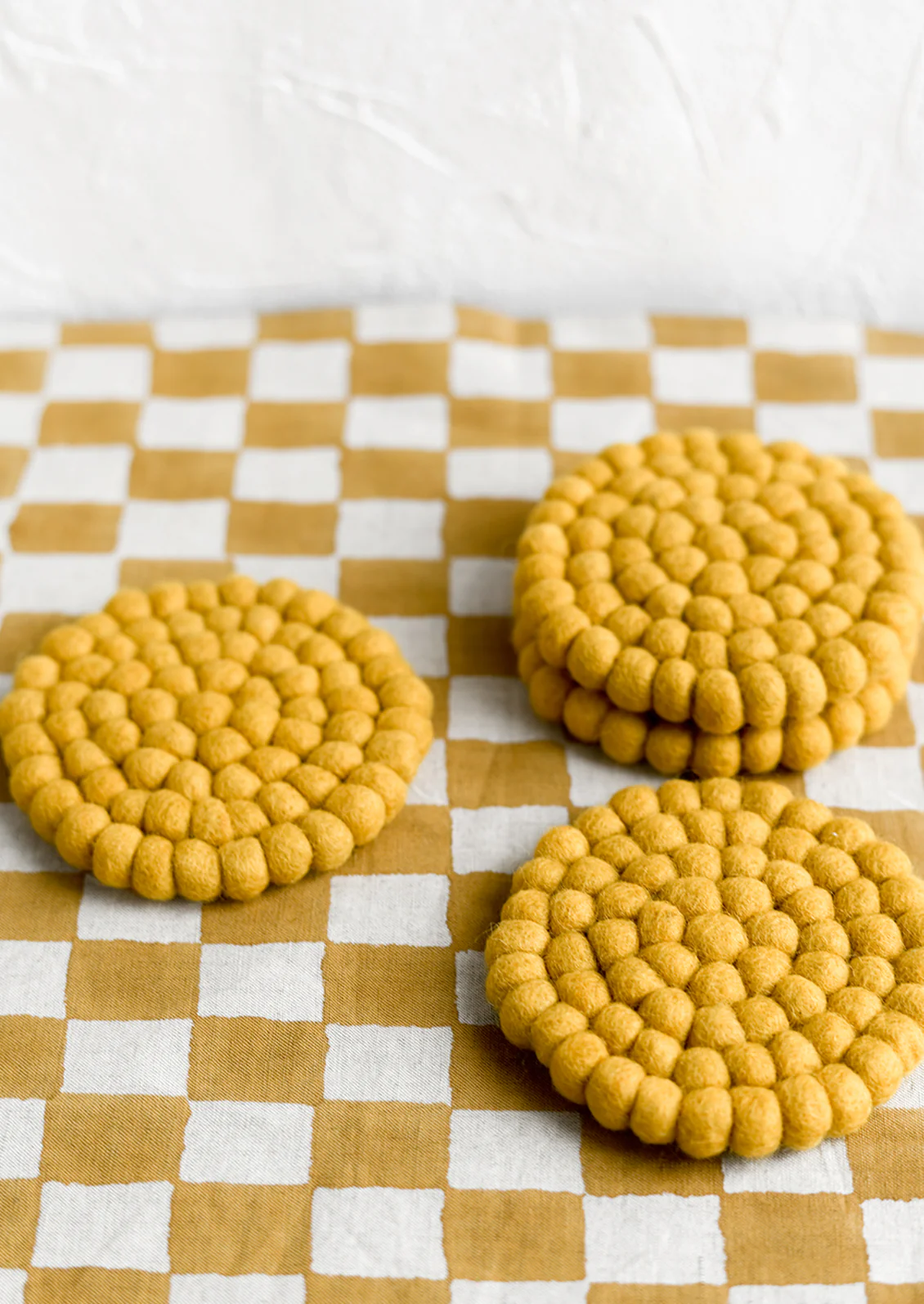 Felted Wool Coaster Set - Image 2