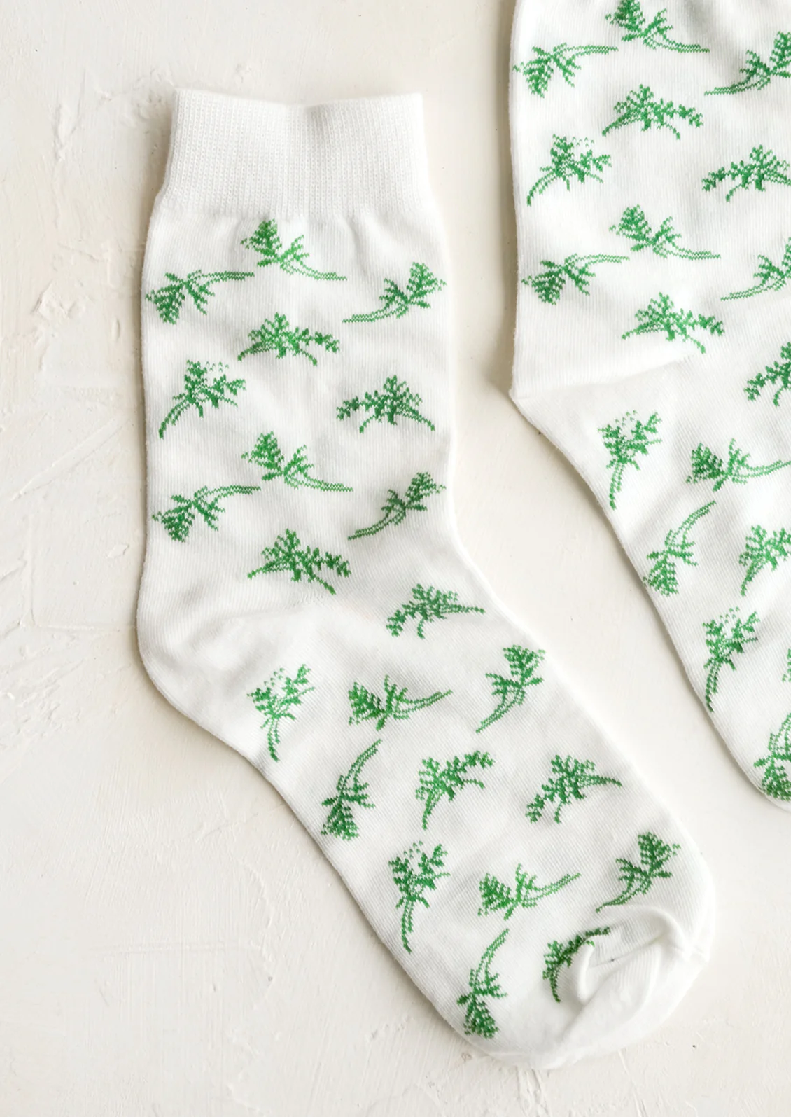 Fern Print Socks