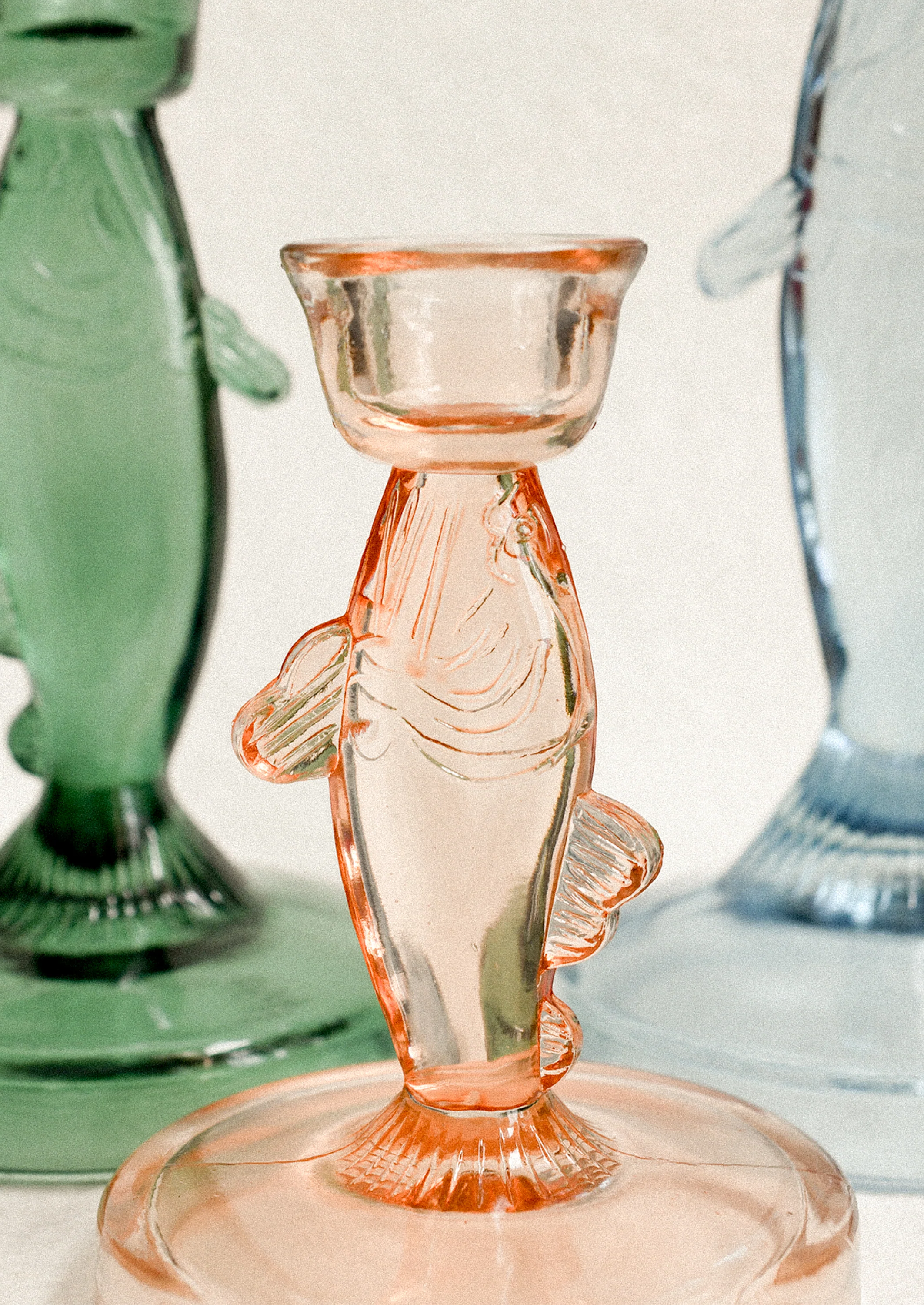 Fishy Glass Taper Holder - Image 3