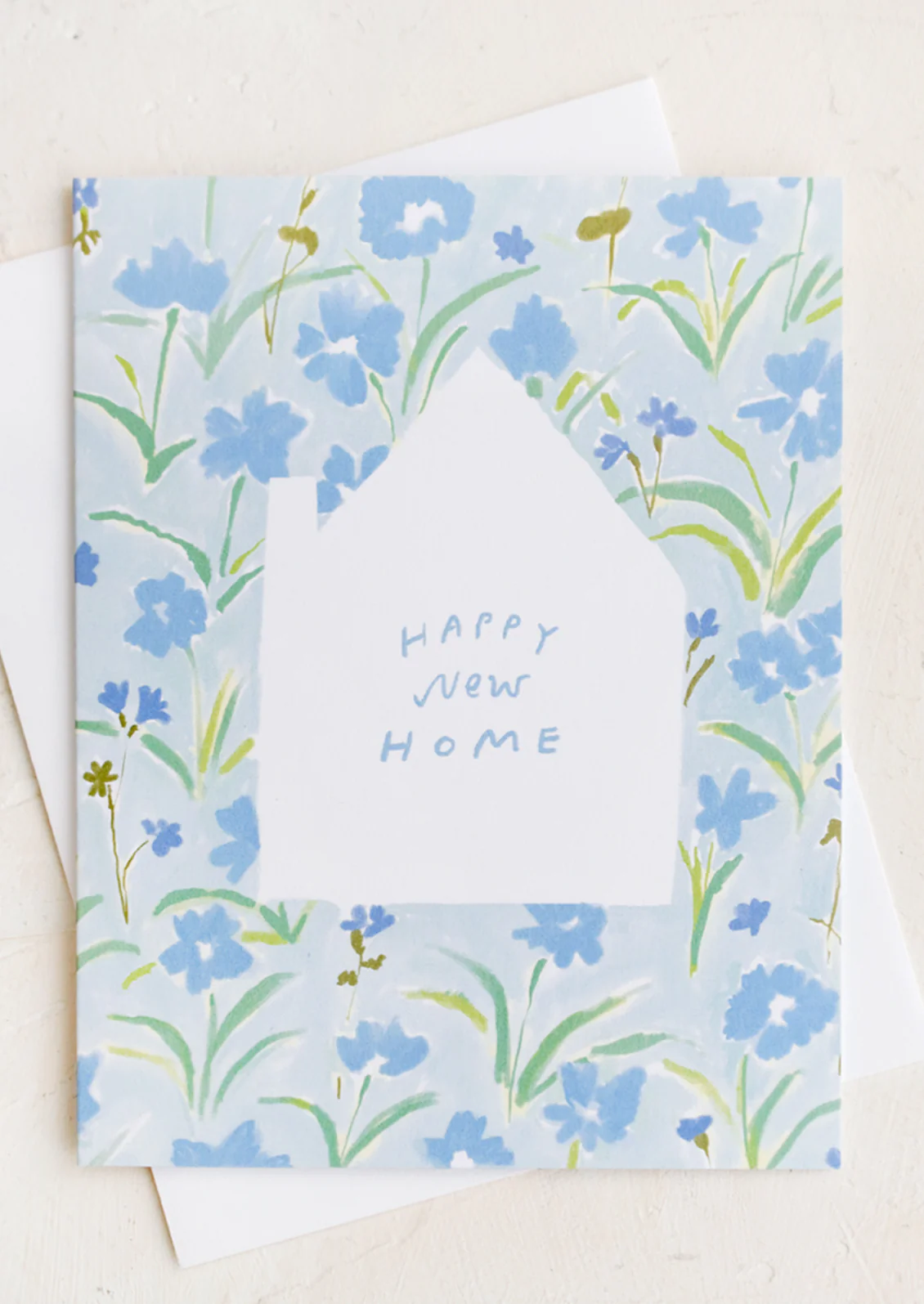 Floral Happy New Home Card