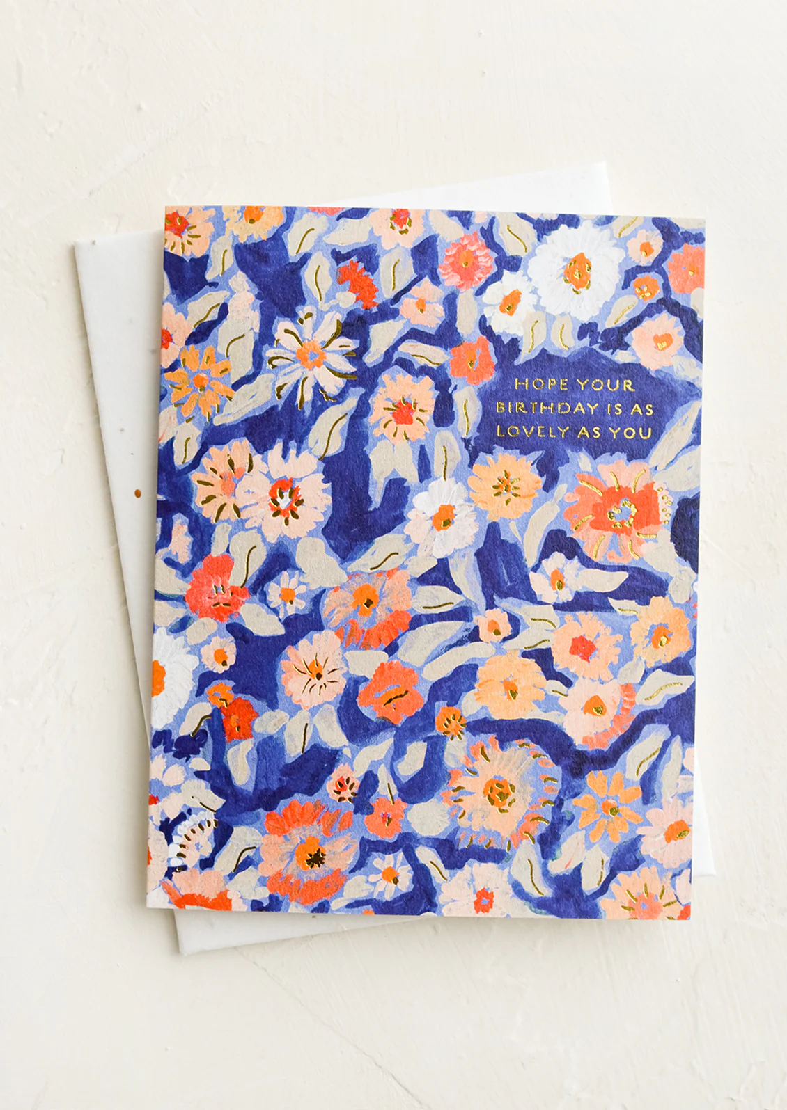 Floral Lovely Birthday Card