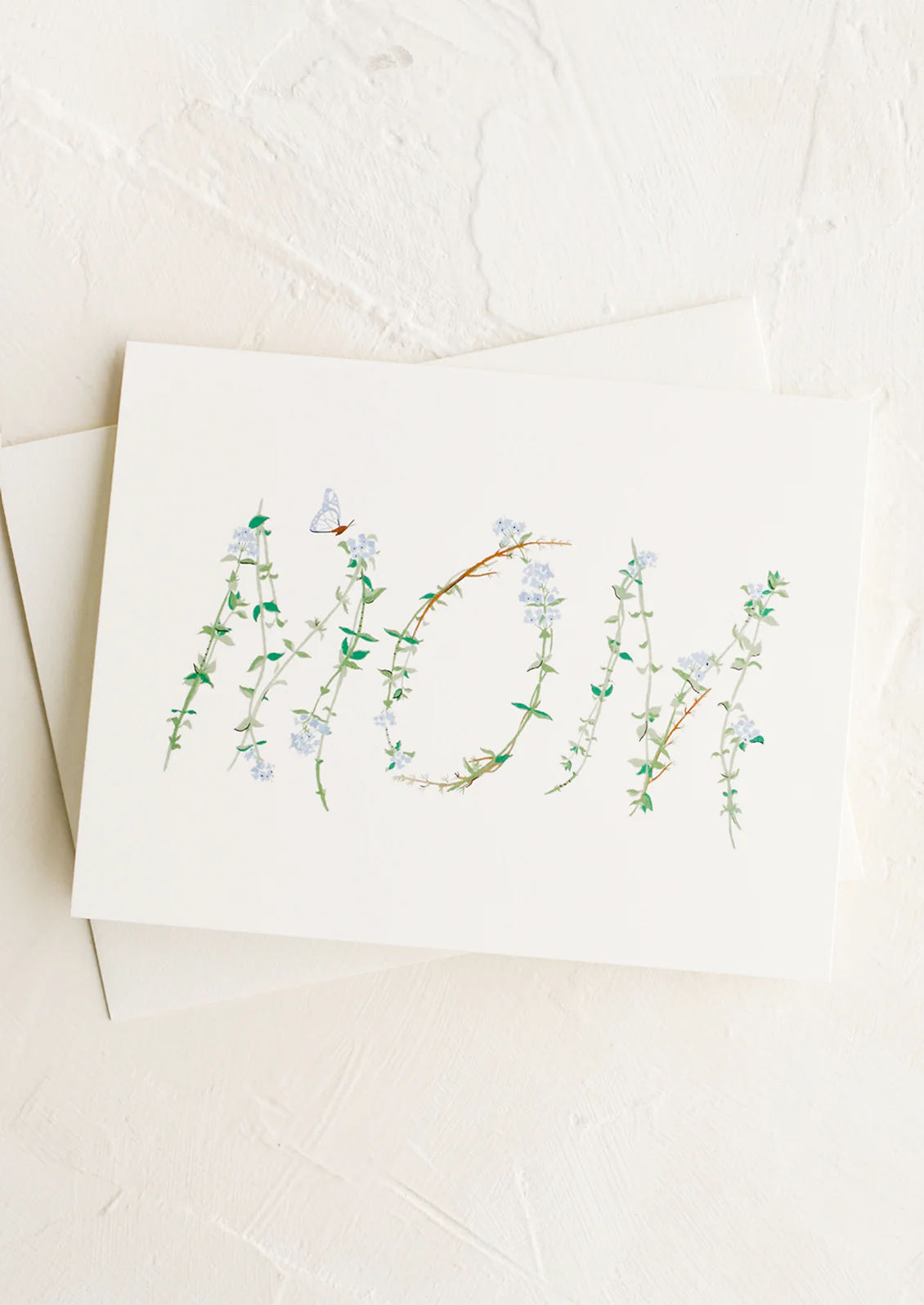 Floral Stems Mom Card