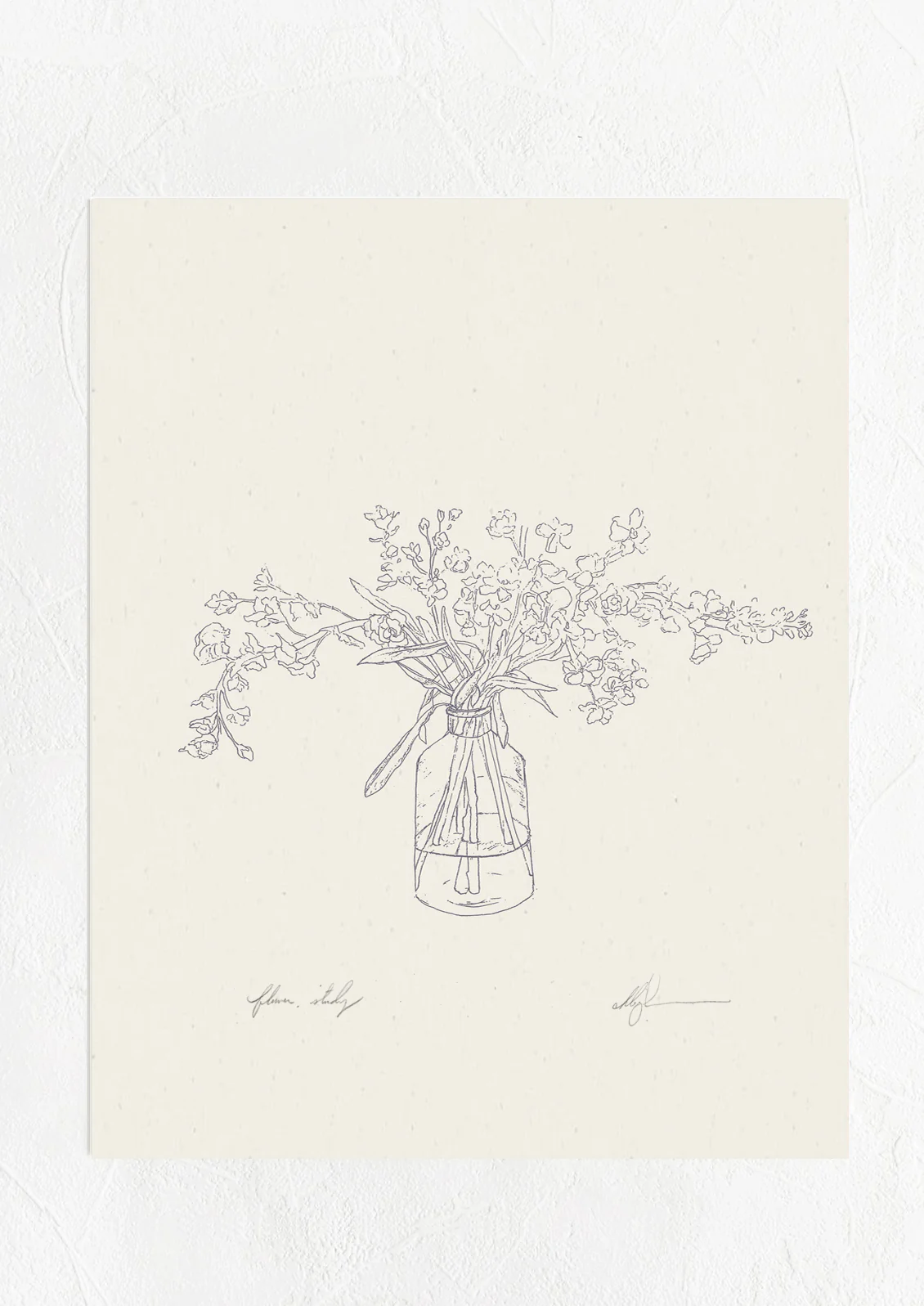 Flower Study Print