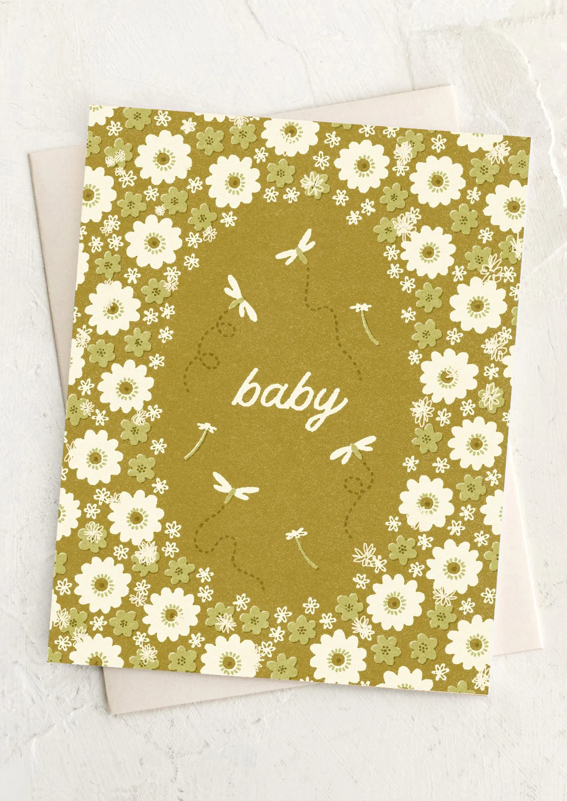 Dragonflies Baby Card