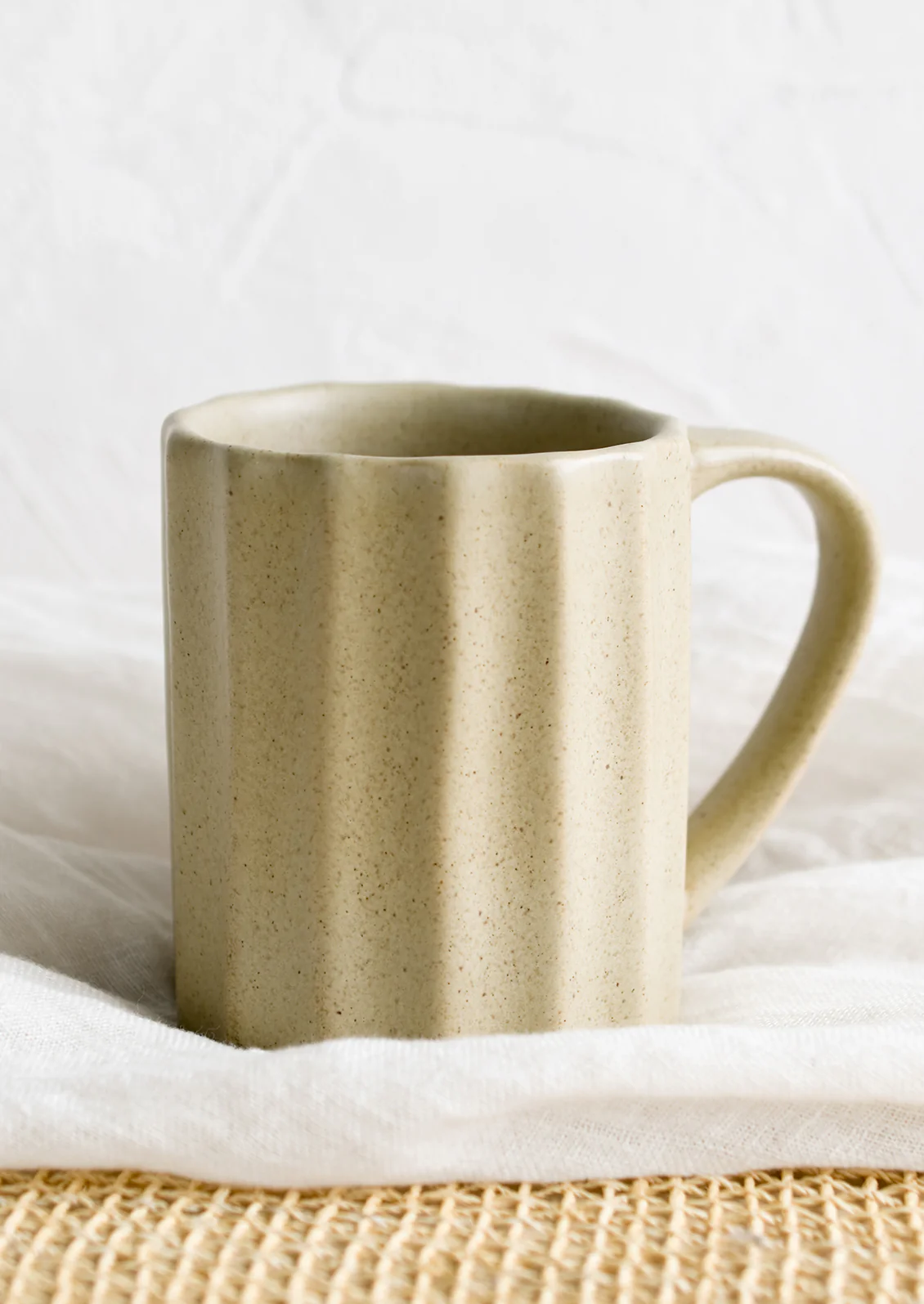 Fluted Ceramic Mug - Image 2
