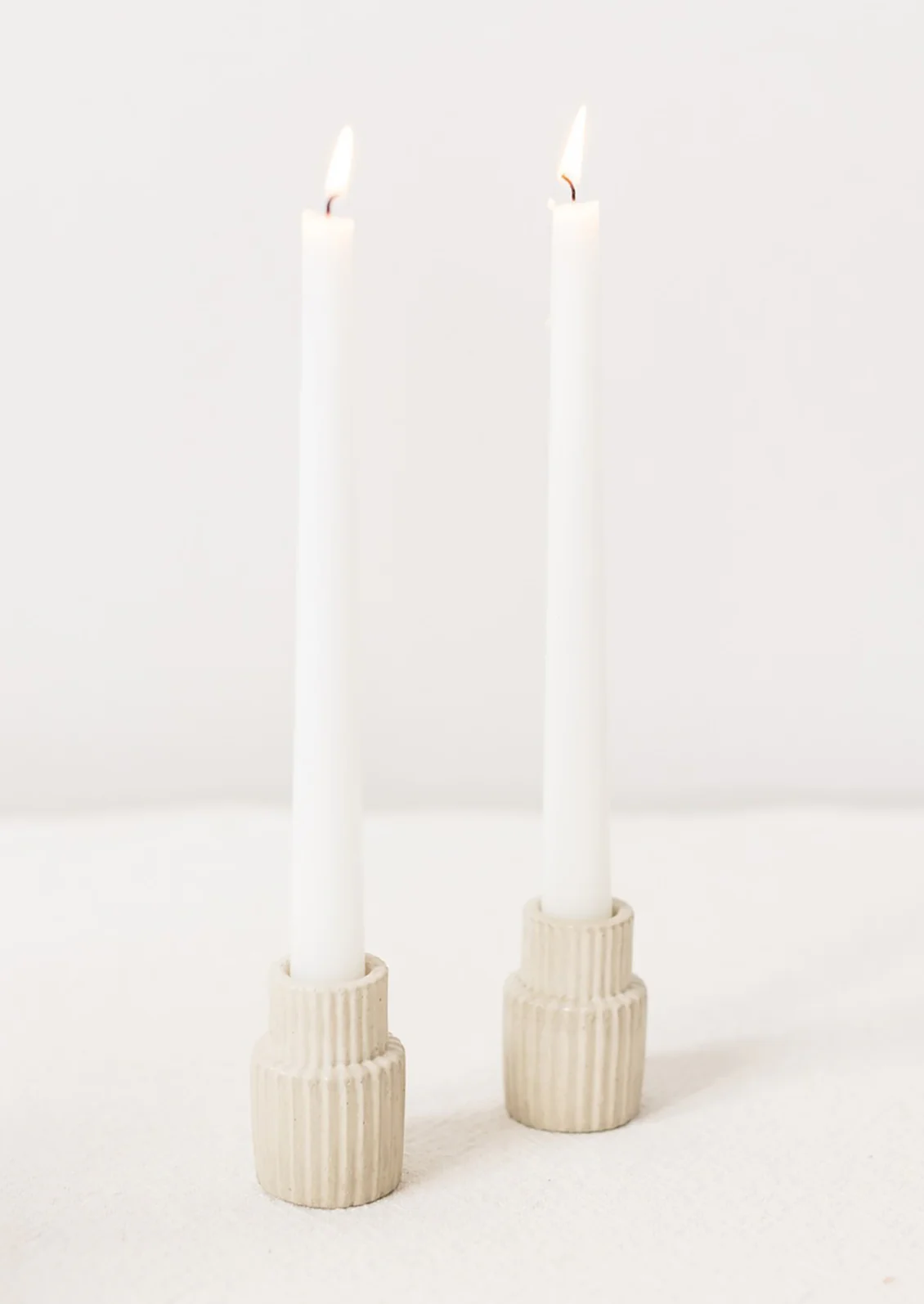 Fluted Concrete Taper Holder - Image 6