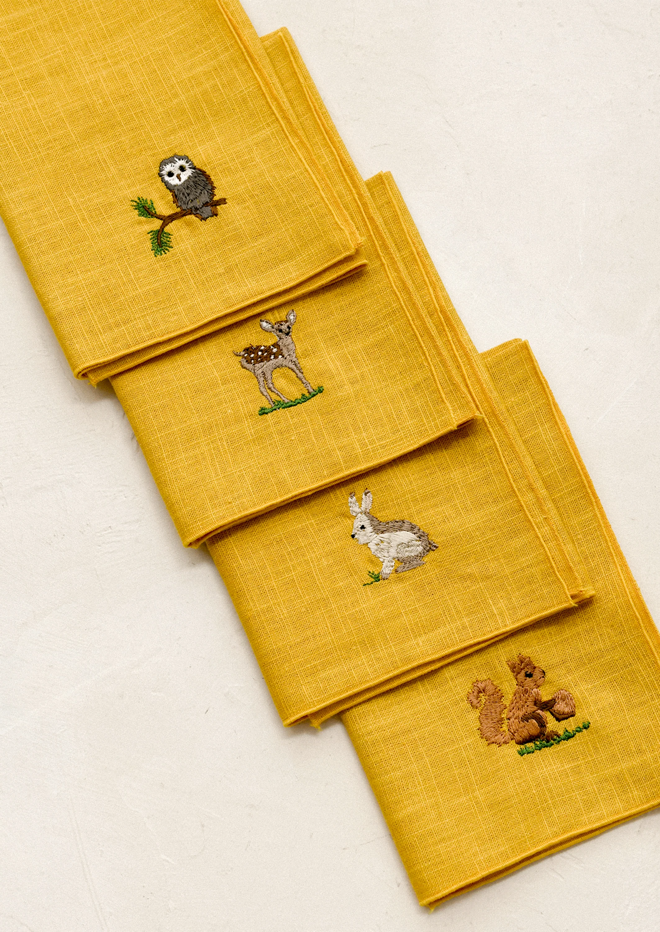 Forest Critters Linen Napkin - Image 2