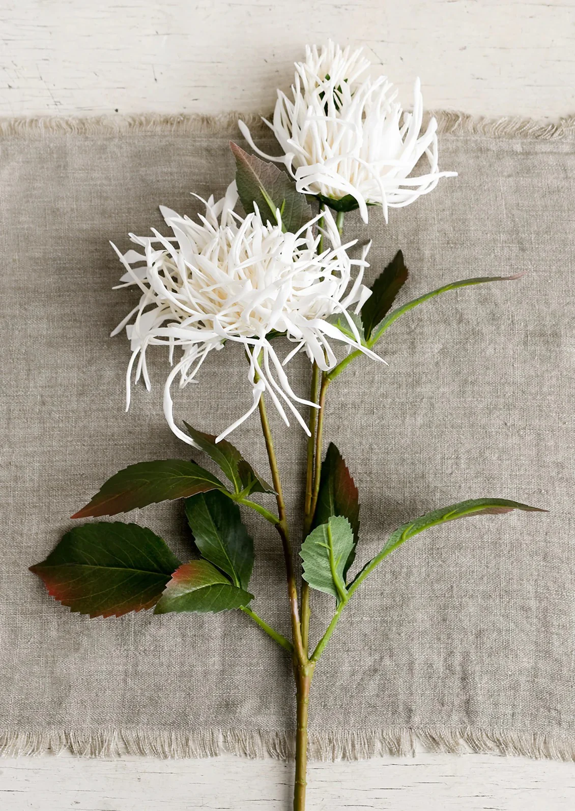 Frayed Edge Linen Table Runner - Image 3