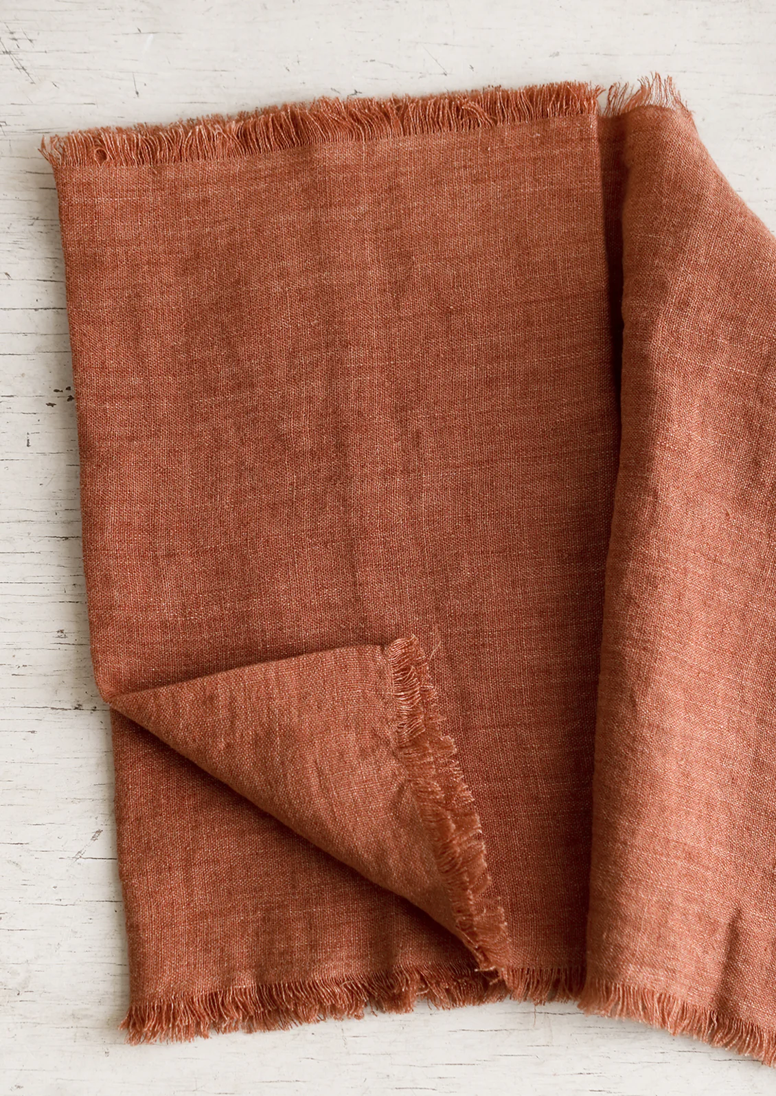 Frayed Edge Linen Table Runner - Image 4