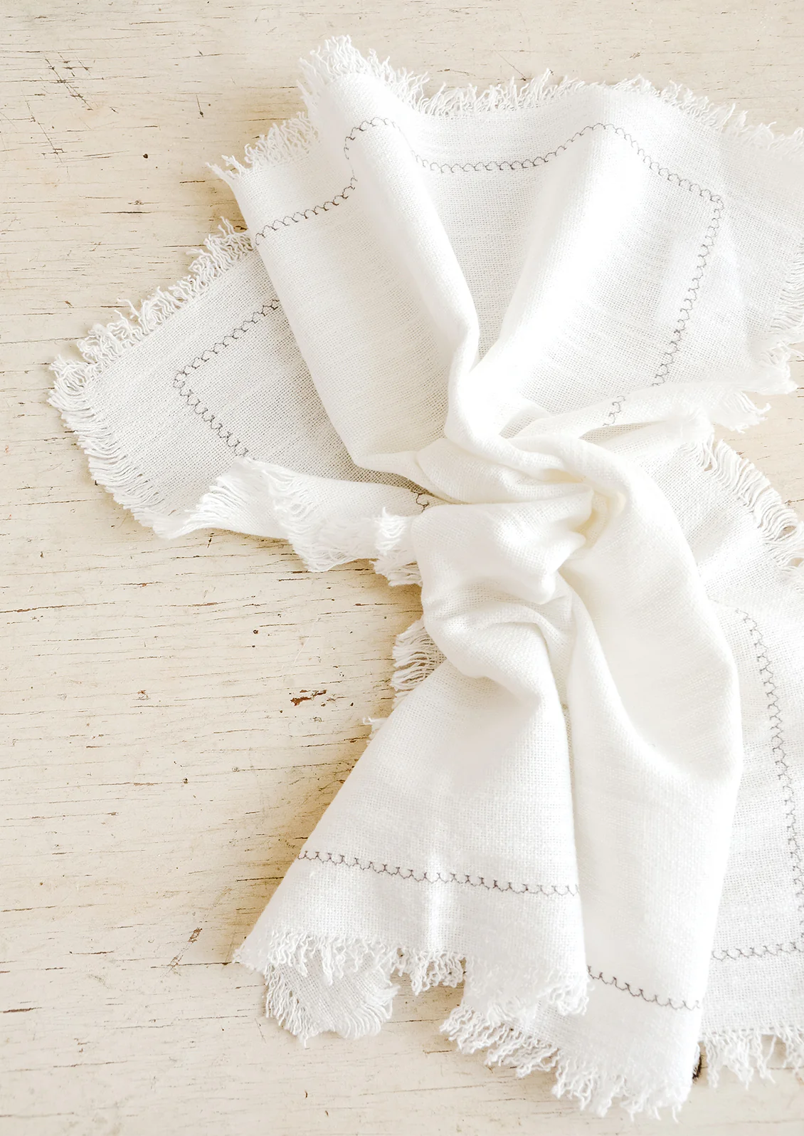 French Cotton Napkin Set - Image 3