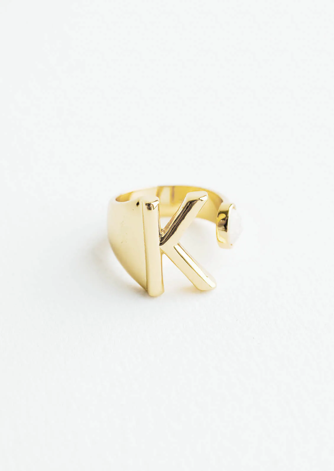 Gem Initial Ring - Image 4
