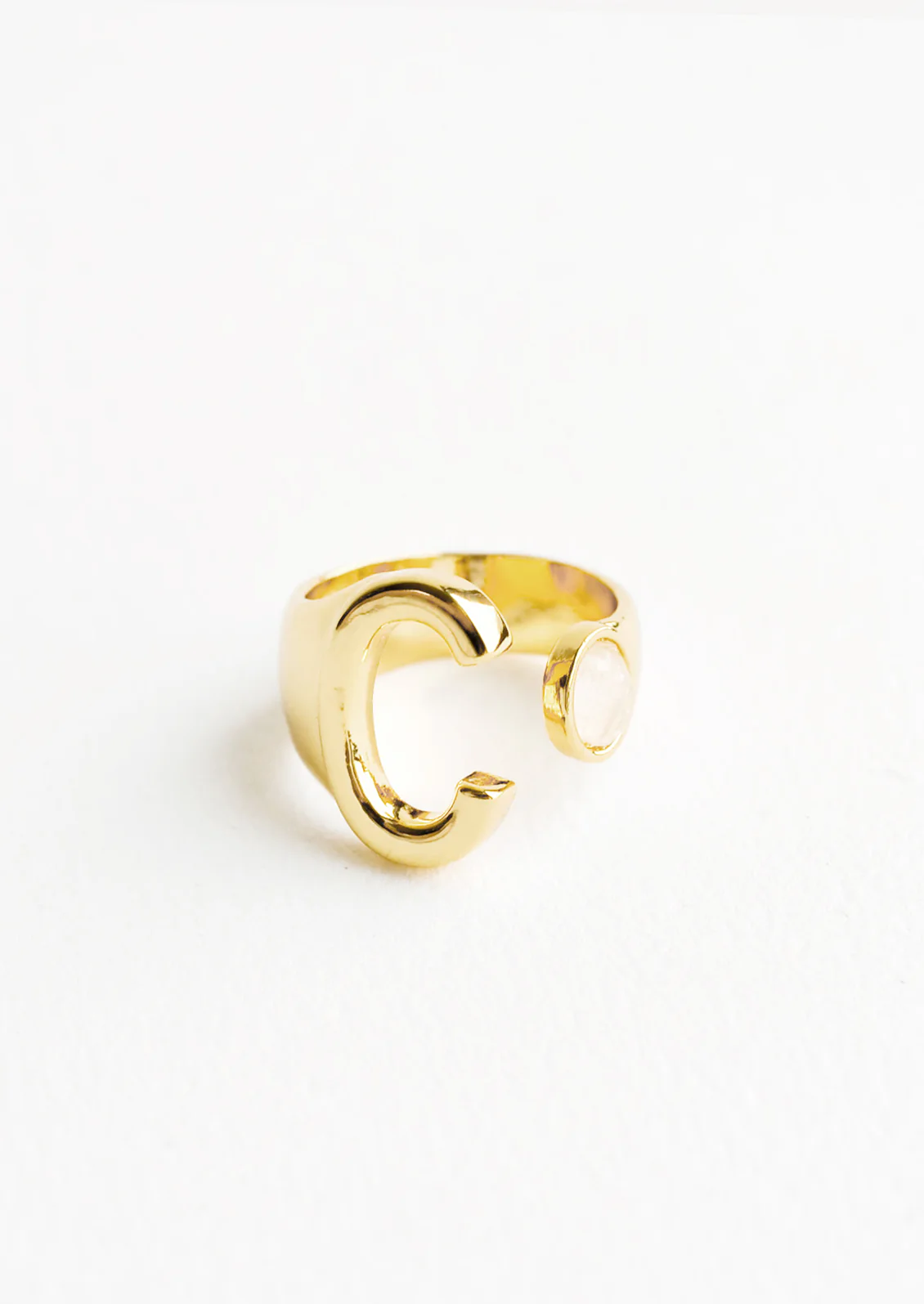 Gem Initial Ring - Image 5