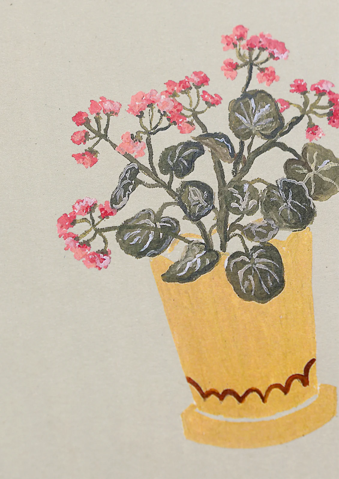 Geraniums in Pot Print - Image 3