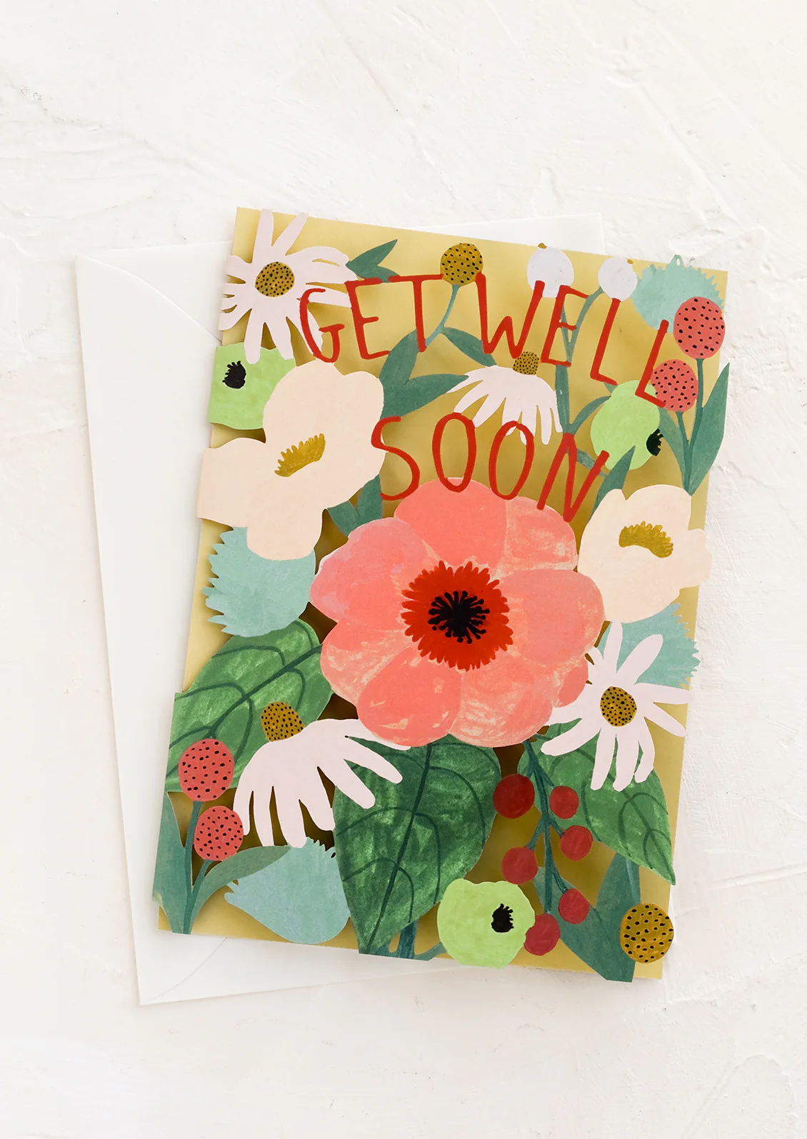 Get Well Soon Lasercut Card