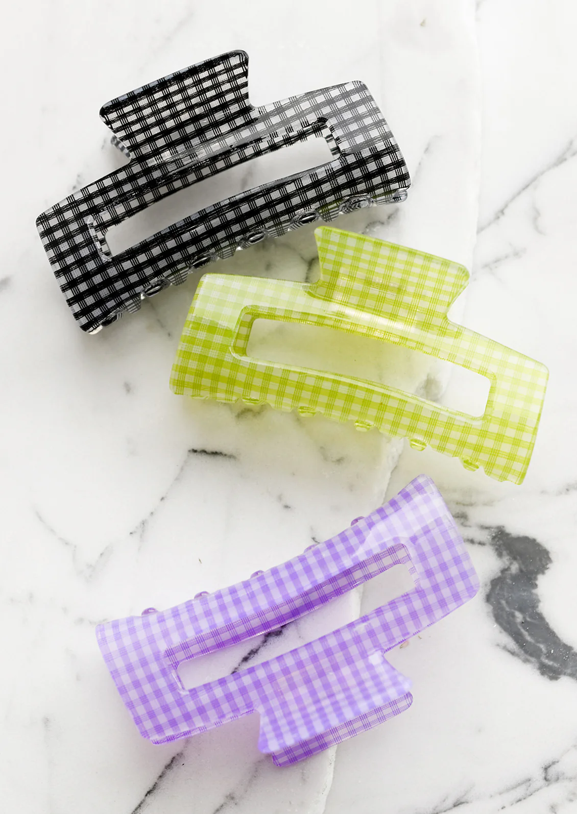 Gingham Hair Claw - Image 2
