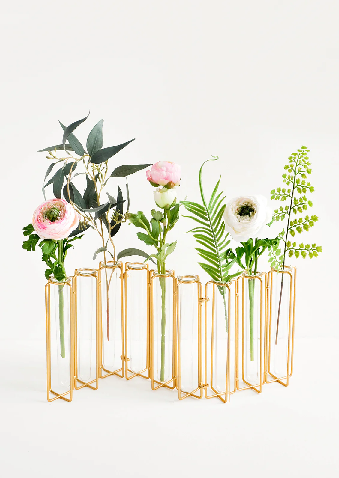 Glass Vial Multi Bud Vase