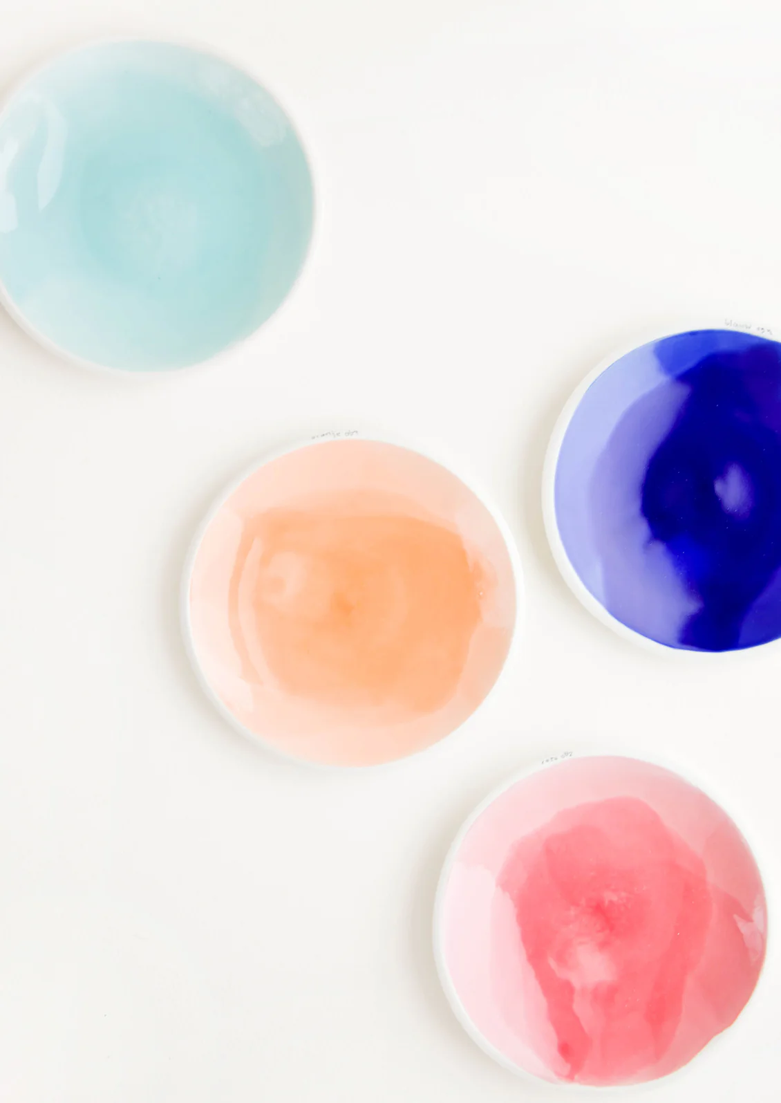 Glaze Study Ceramic Dish