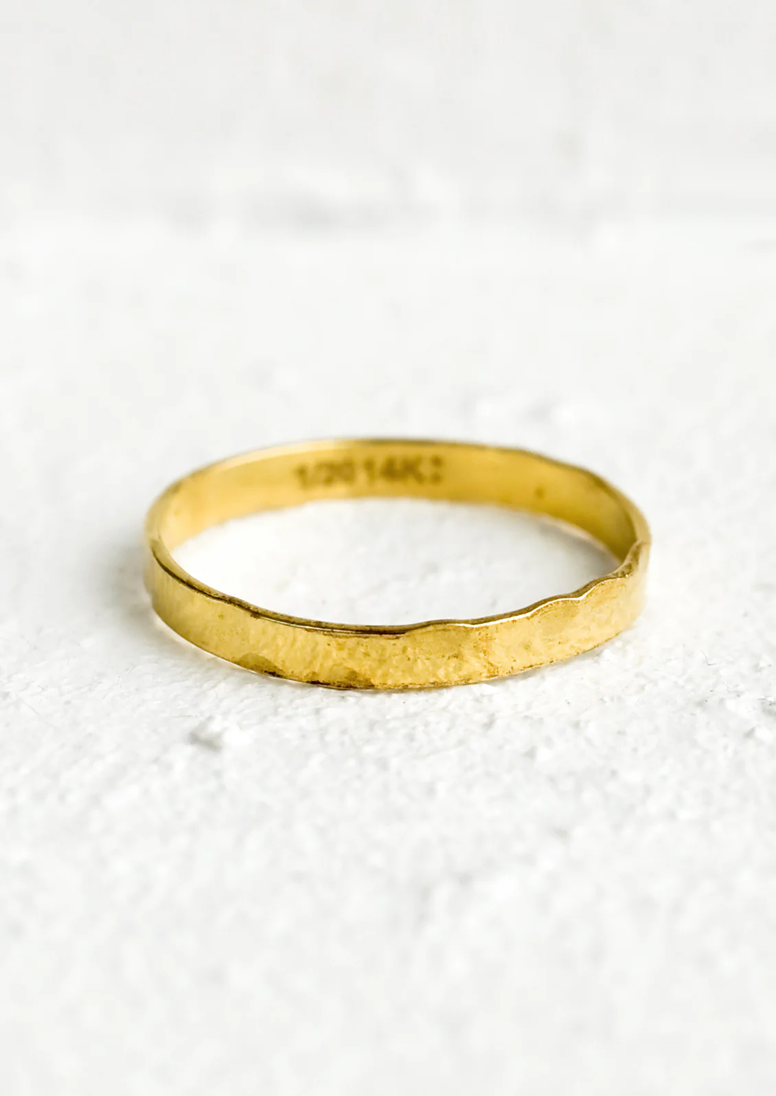 Hammered Stacking Ring