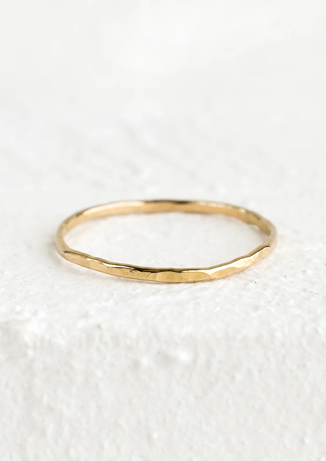 Hammered Stacking Ring