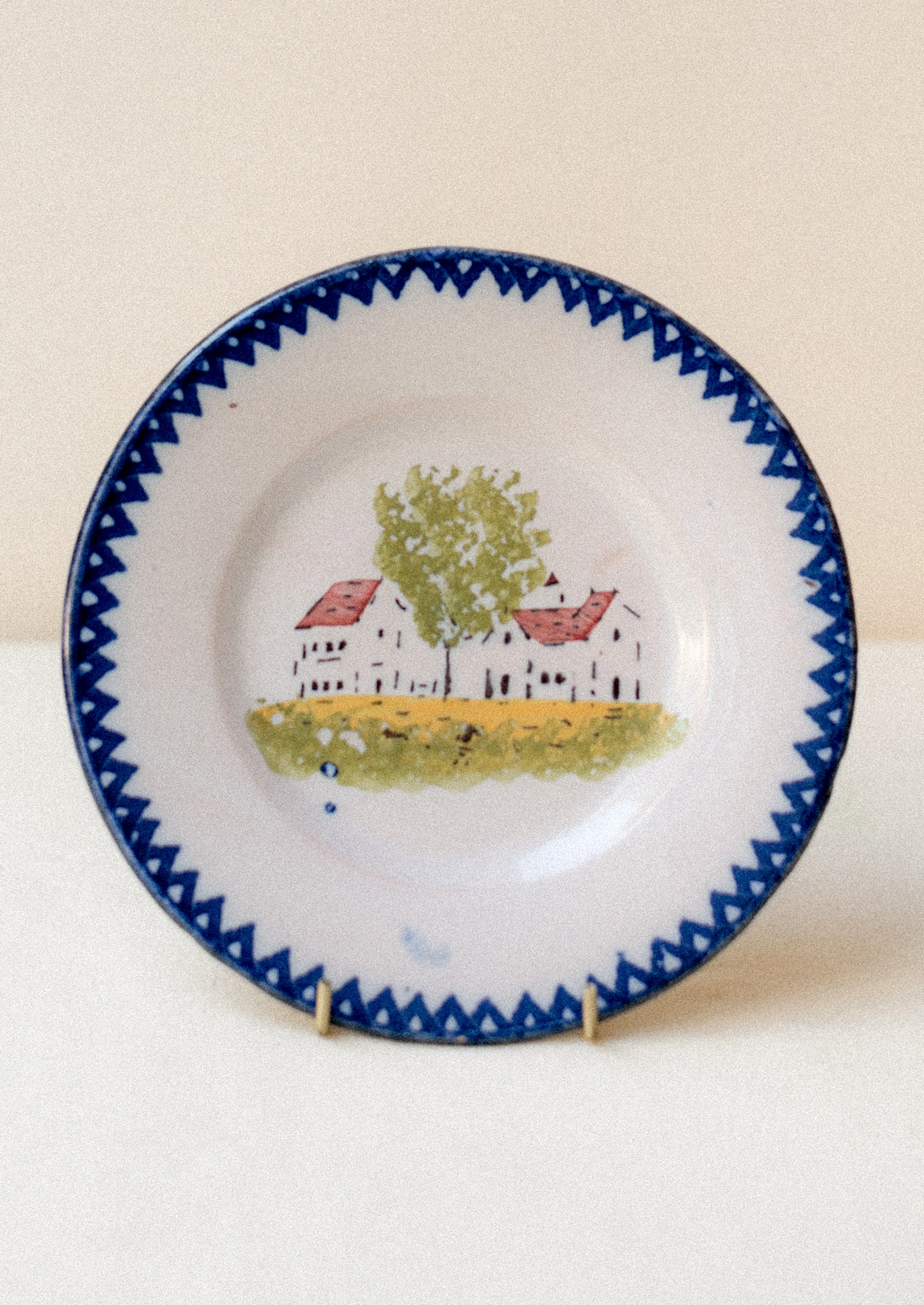French Farmhouse Dessert Plate