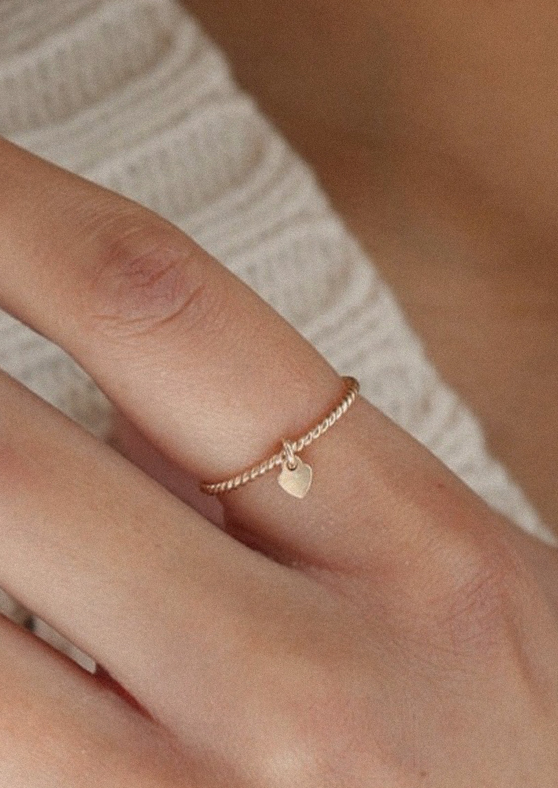 Heart Charm Ring