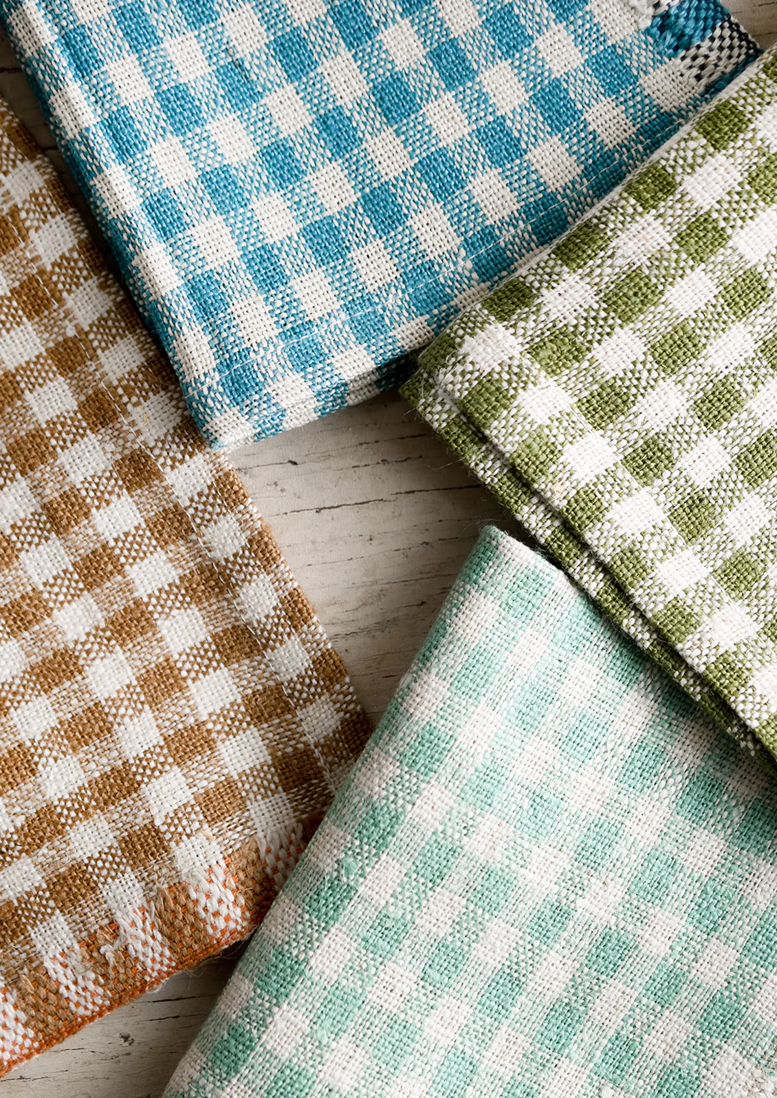 Heirloom Gingham Cocktail Napkin - Image 2