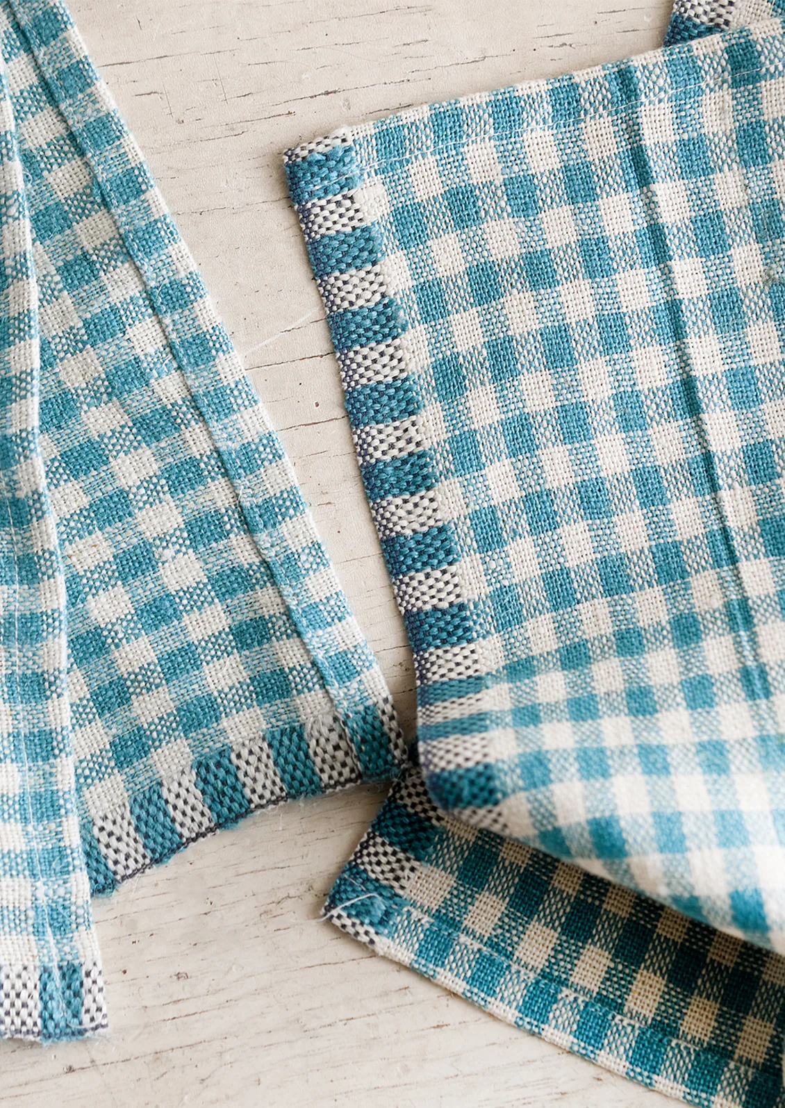 Heirloom Gingham Cocktail Napkin - Image 3