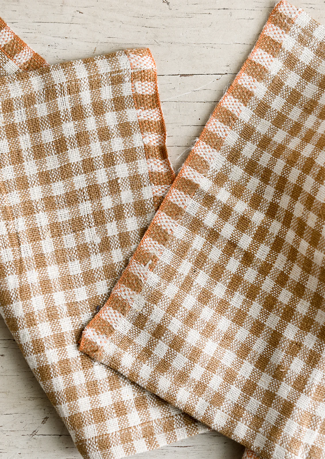 Heirloom Gingham Cocktail Napkin - Image 5