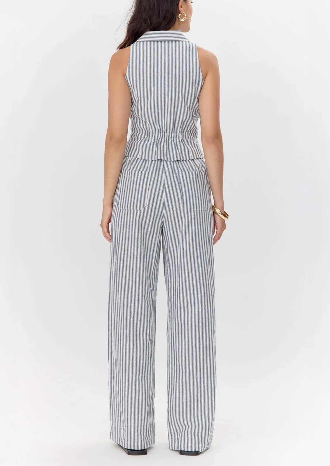 Hellen Stripe Pull Up Pant - Image 2