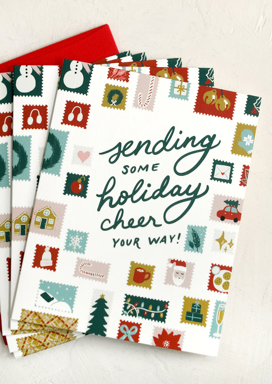 Holiday Cheer Stamps Card Set - Image 3