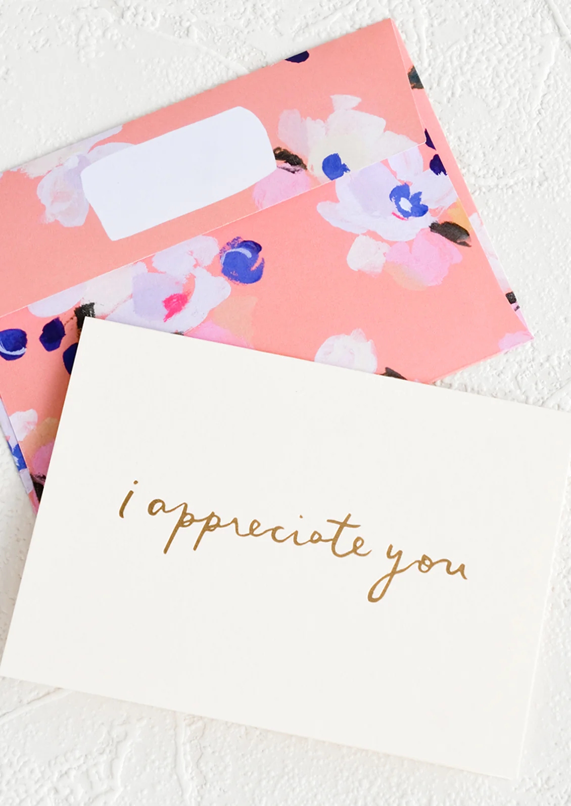 I Appreciate You Card