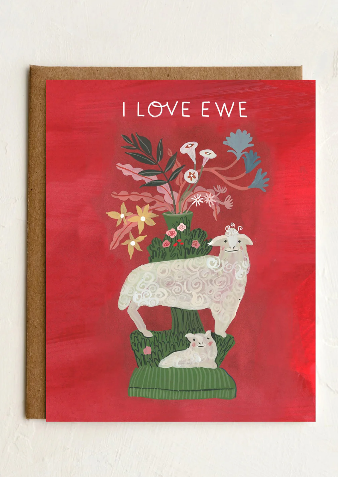 I Love Ewe Card