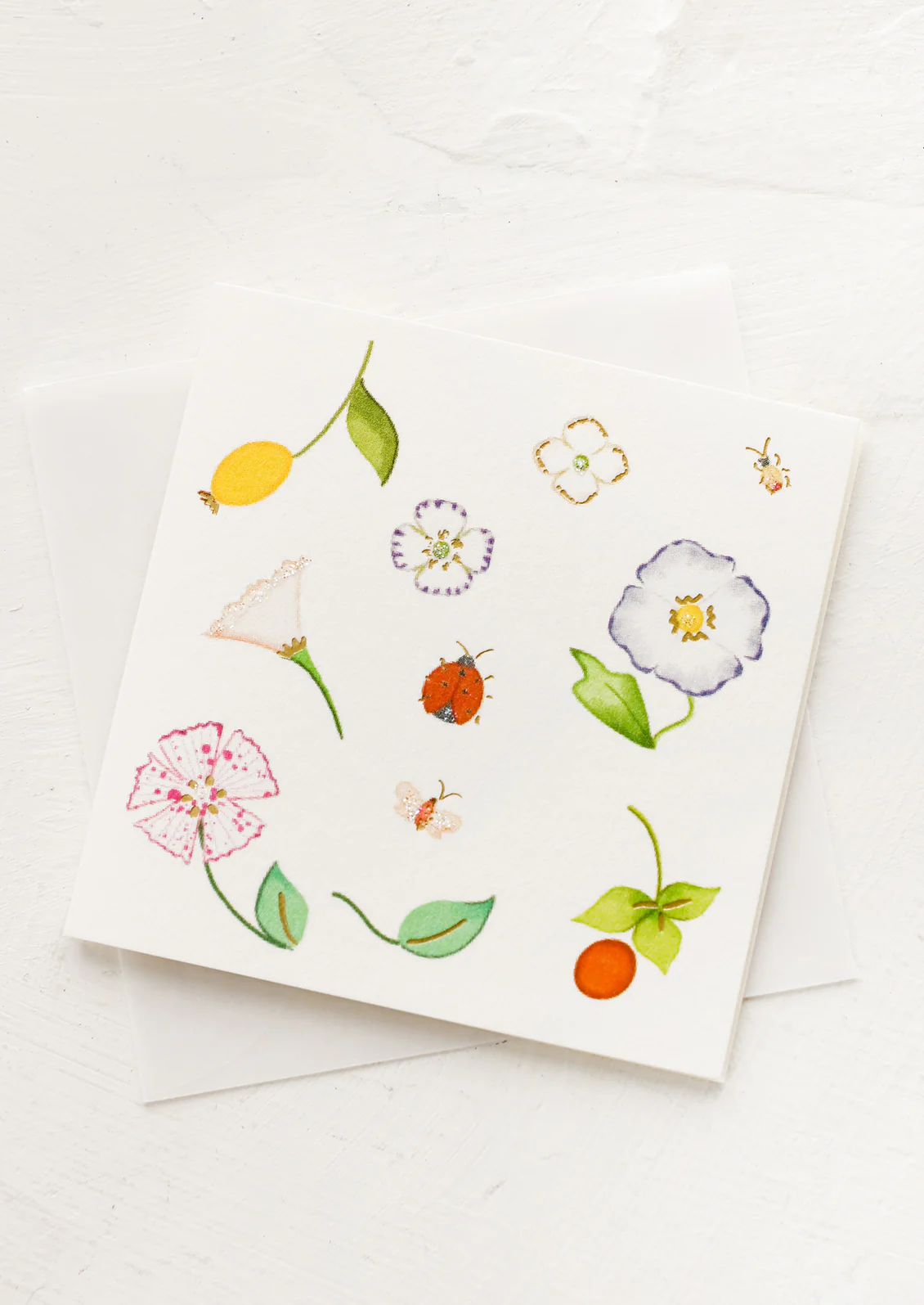 Illustrated Gift Enclosure Card