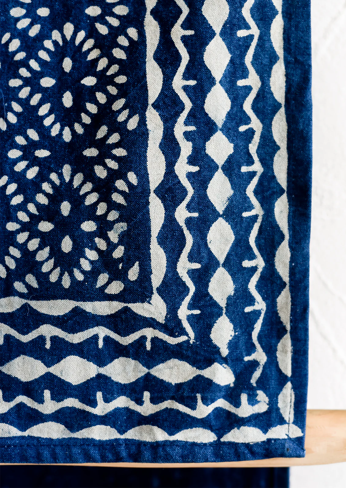 Indigo Block Printed Runner - Image 2
