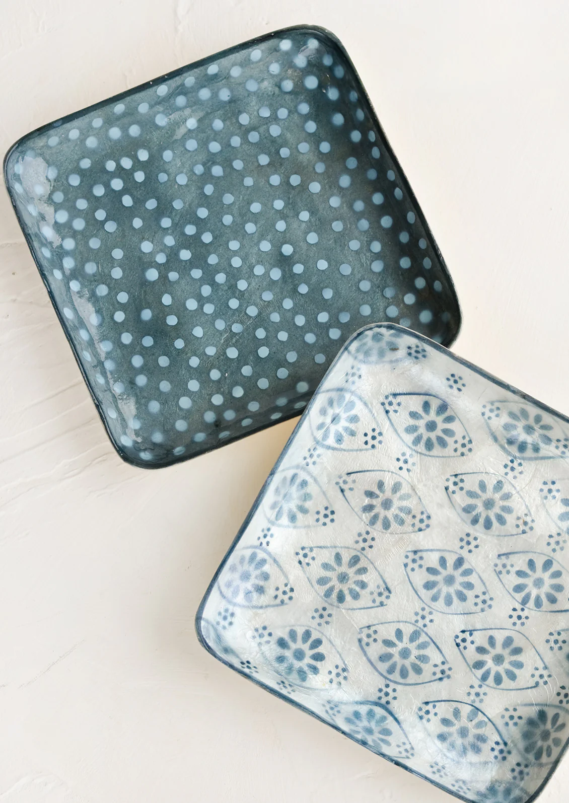 Indigo Motif Catchall Tray