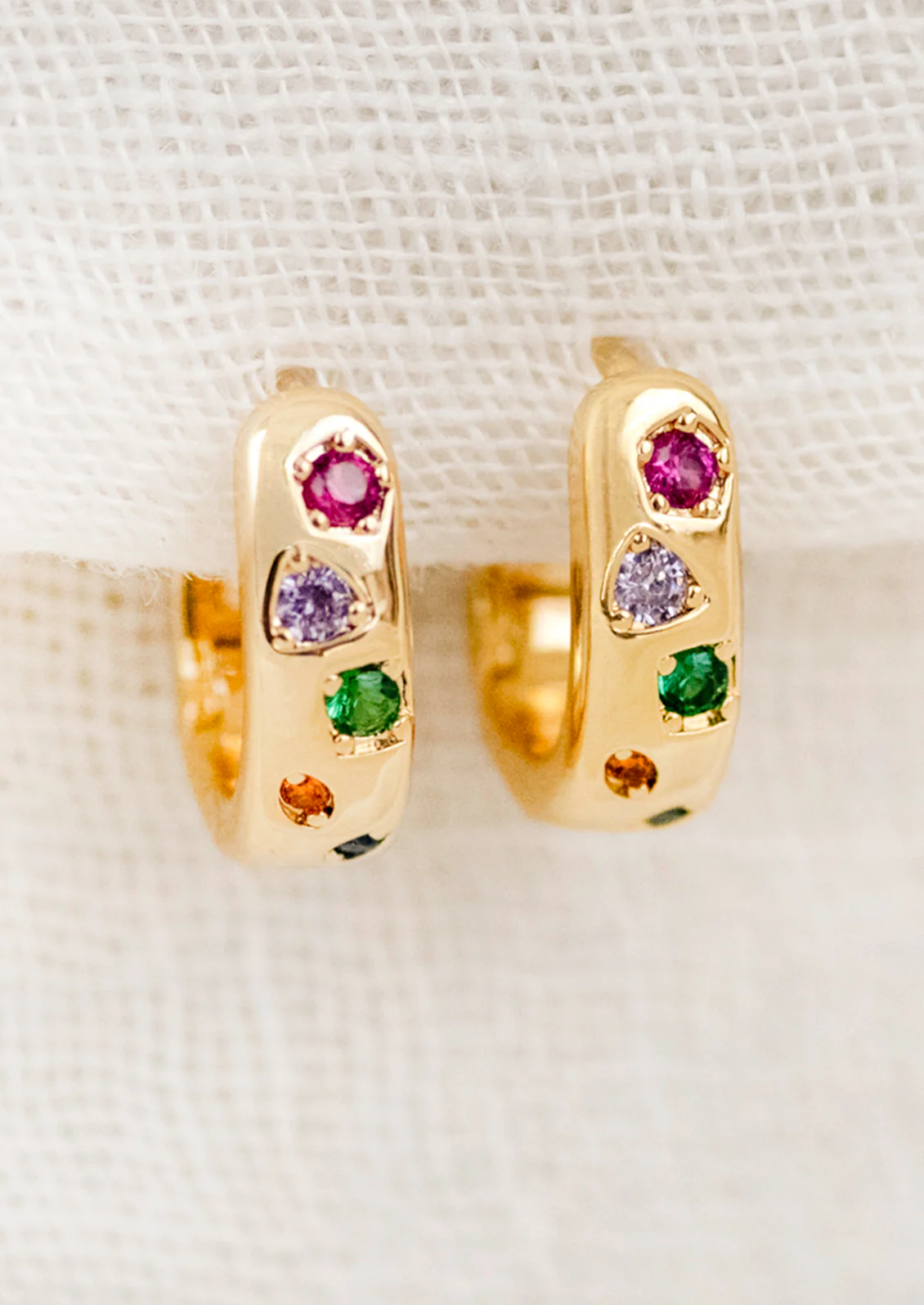 Winnie Huggie Hoop Earrings