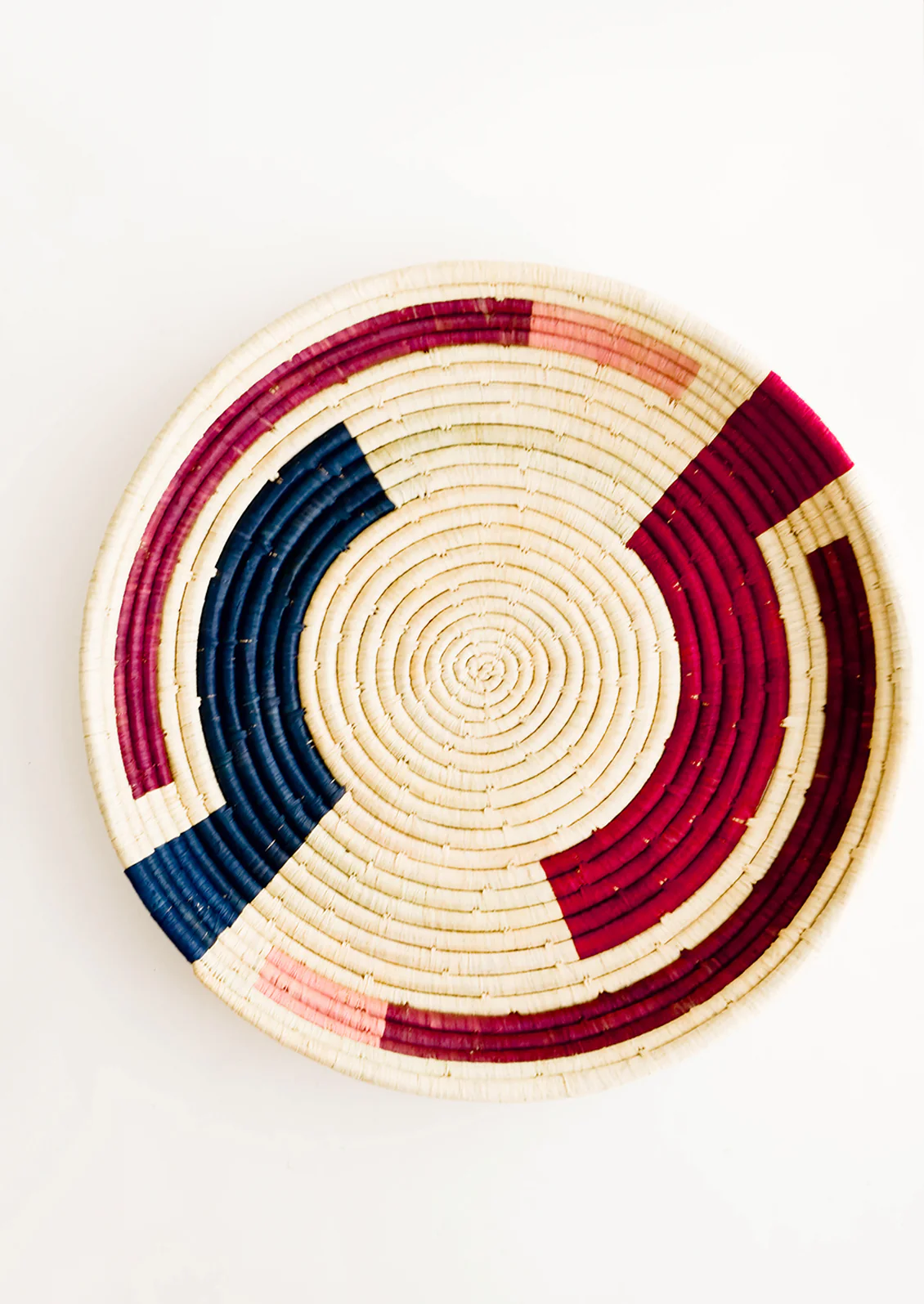 Maze Raffia Serving Tray