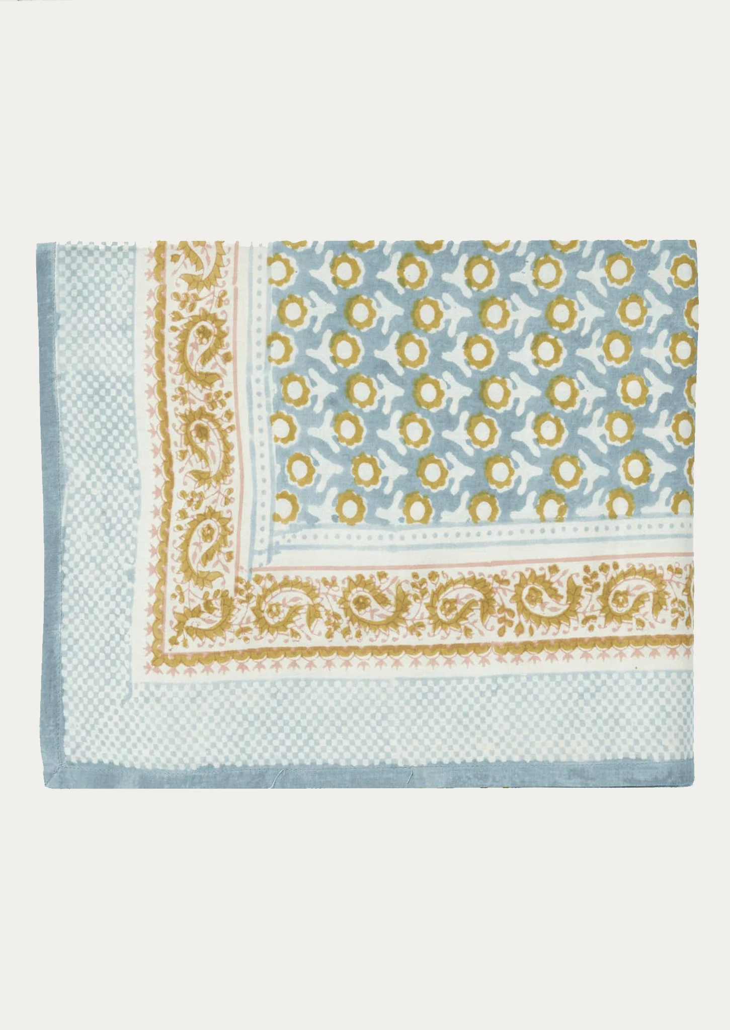 Isha Block Printed Tablecloth